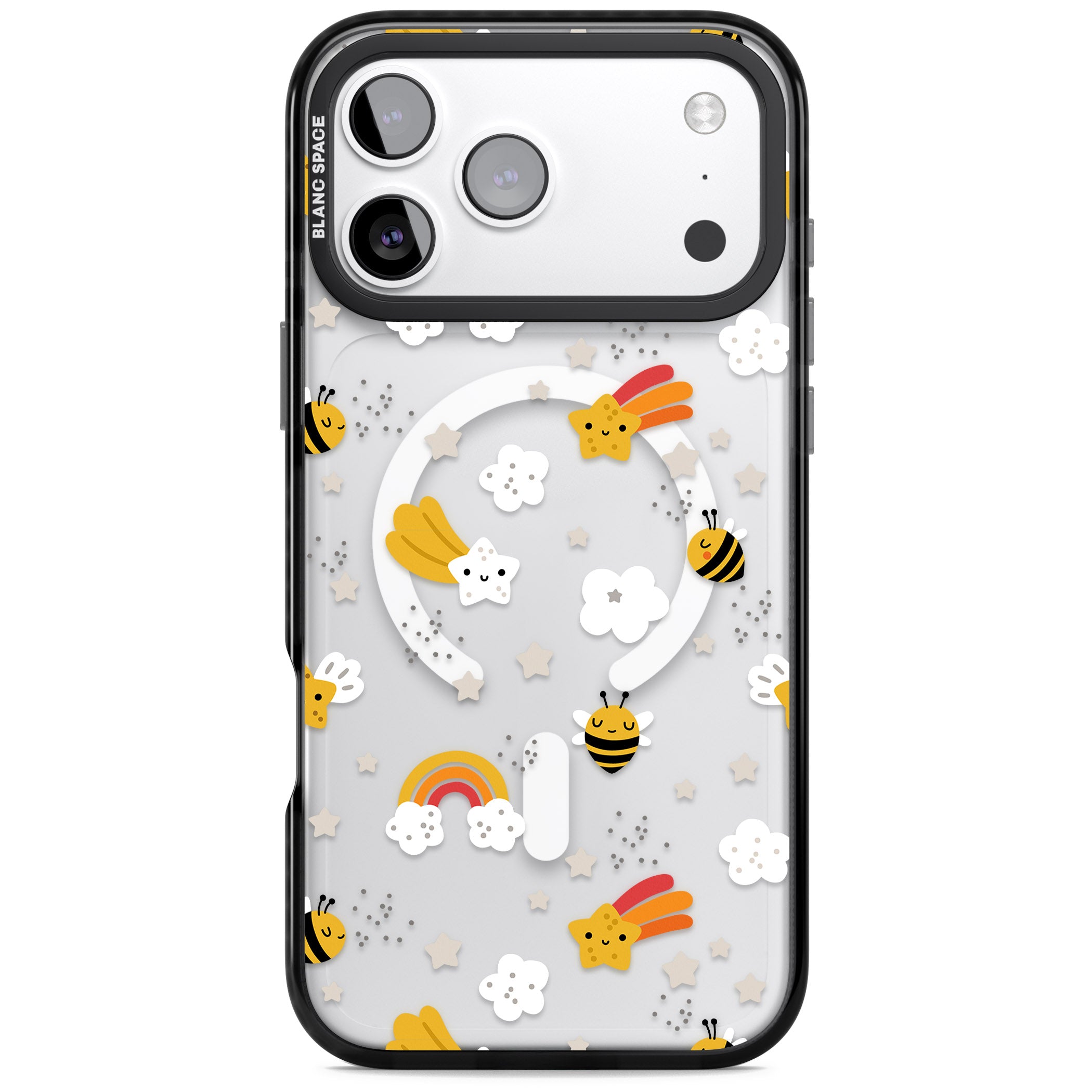 Busy Bee iPhone 17 Pro Impact Pro Black Phone Case