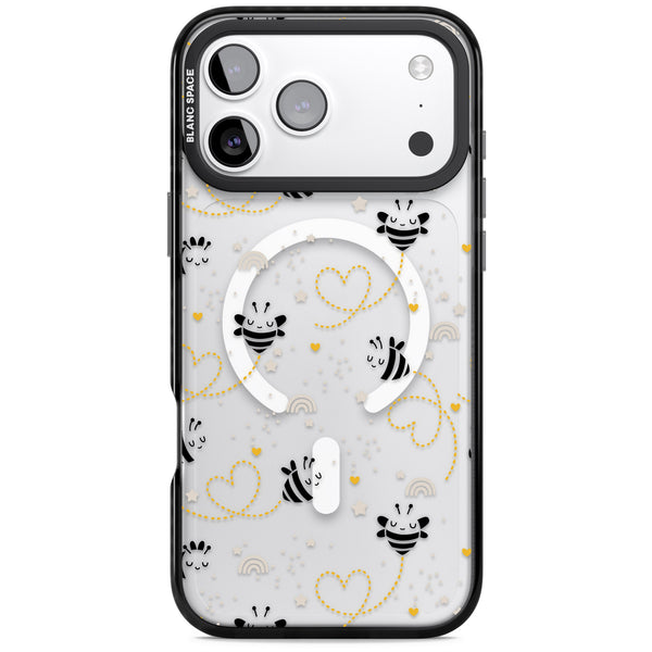 Bee Hearts Pattern