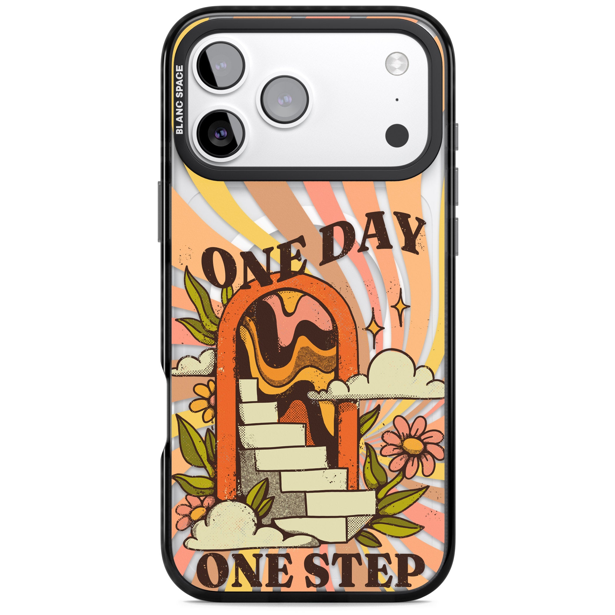 One Day One Step iPhone 17 Pro Impact Pro Black Phone Case