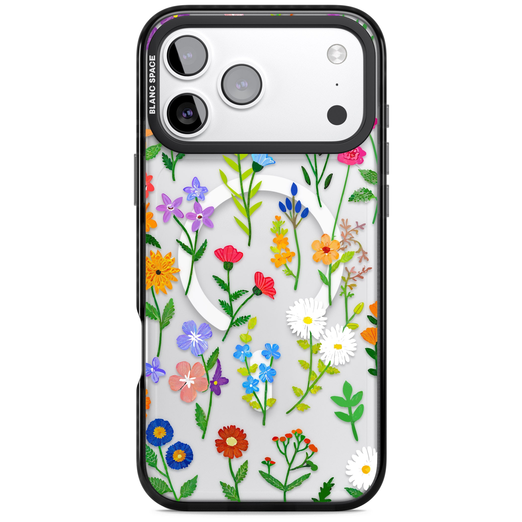 Wildflower Garden iPhone 17 Pro Max Impact Pro Black Phone Case