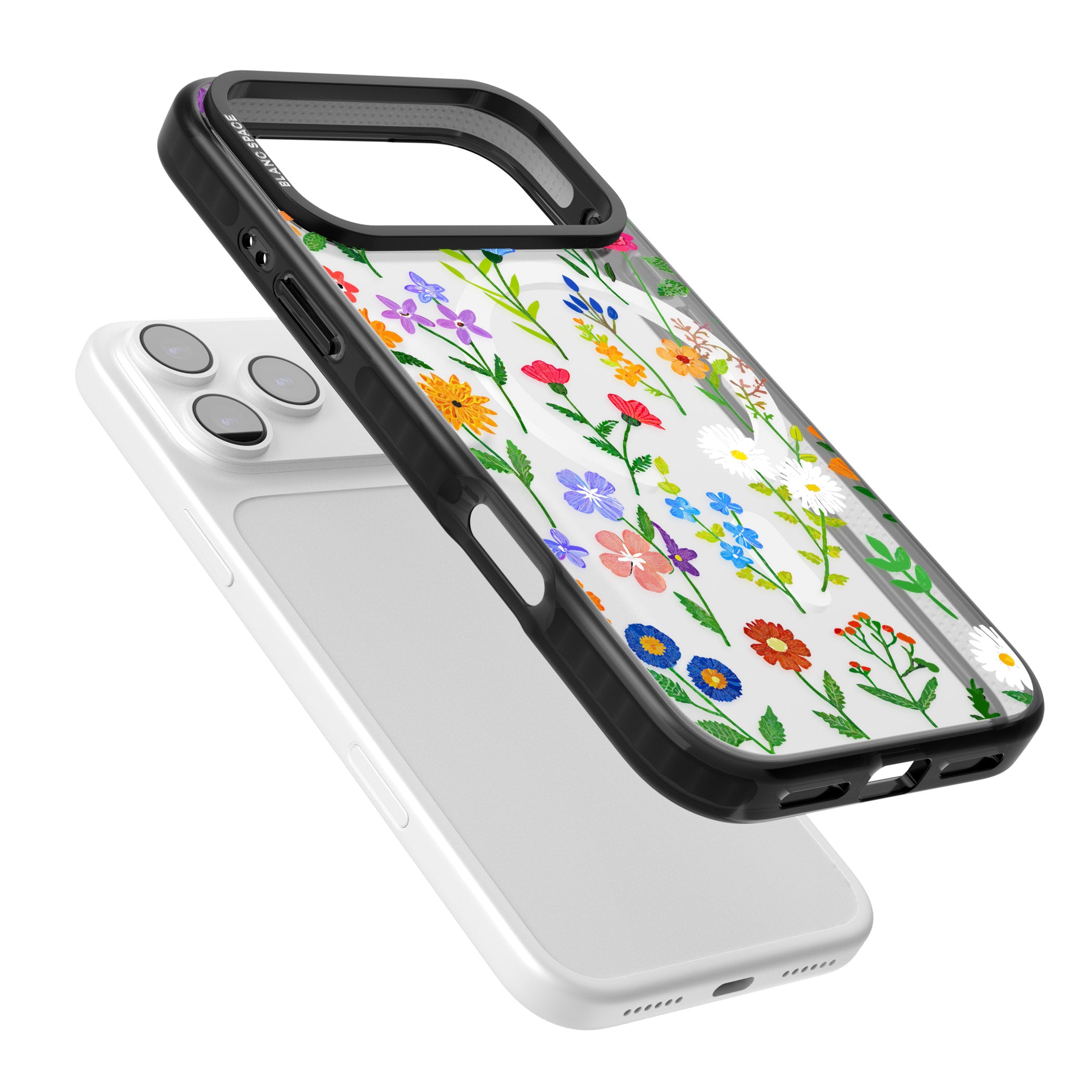 Wildflower Garden iPhone 17 Pro Max Impact Pro Black Phone Case Colours