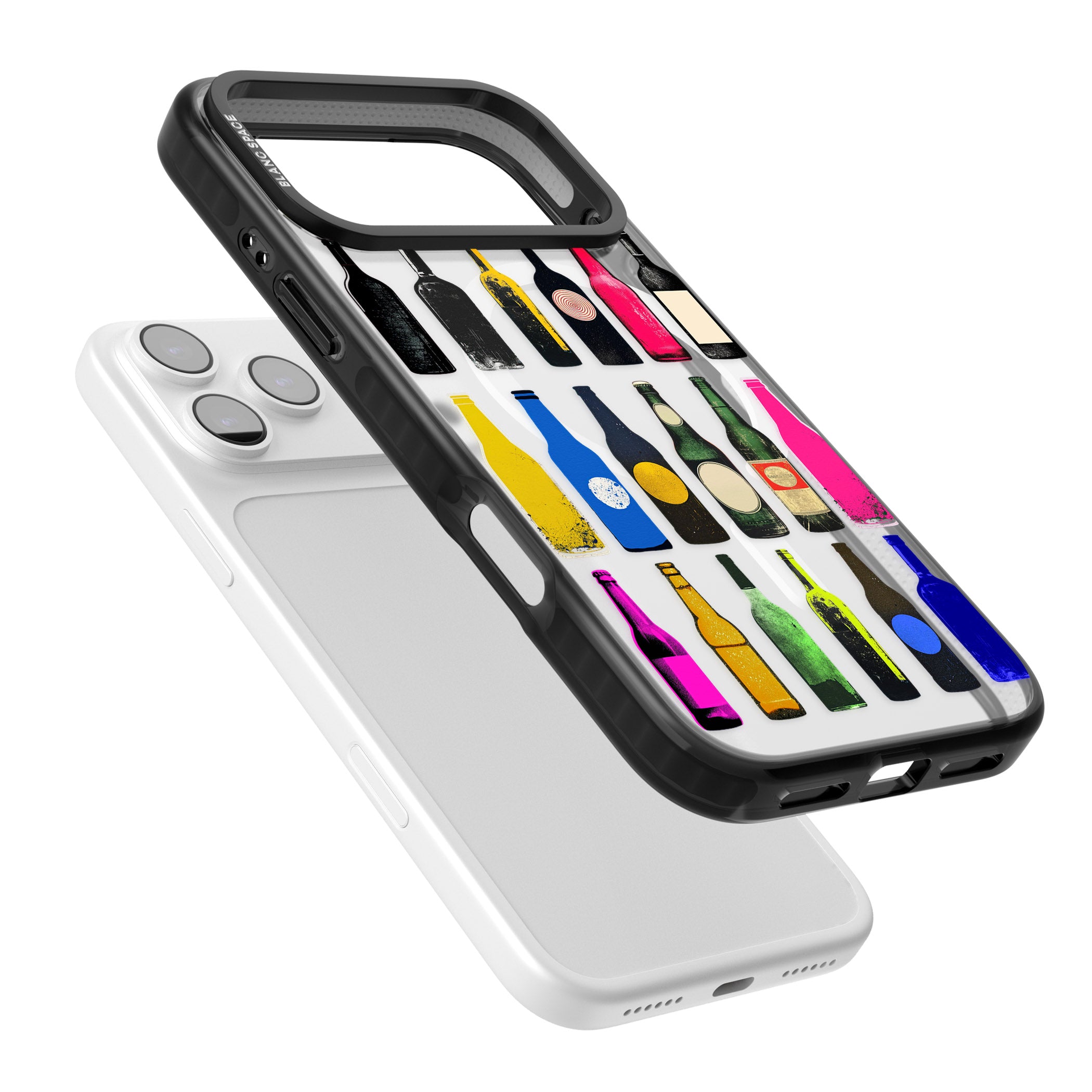 Glass Bottles iPhone 17 Pro Impact Pro Black Phone Case Colours