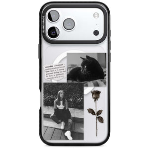 Personalised Black & White Scrapbook Photos