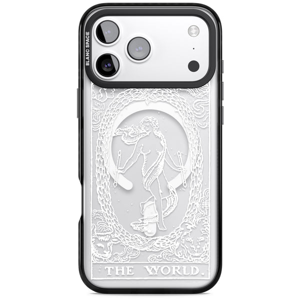 Personalised The World Tarot Card (White)