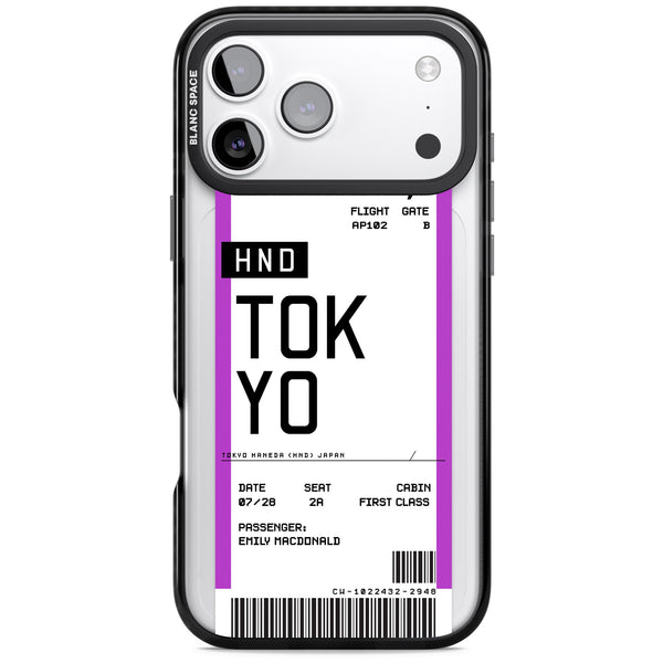 Personalised Tokyo Boarding Pass