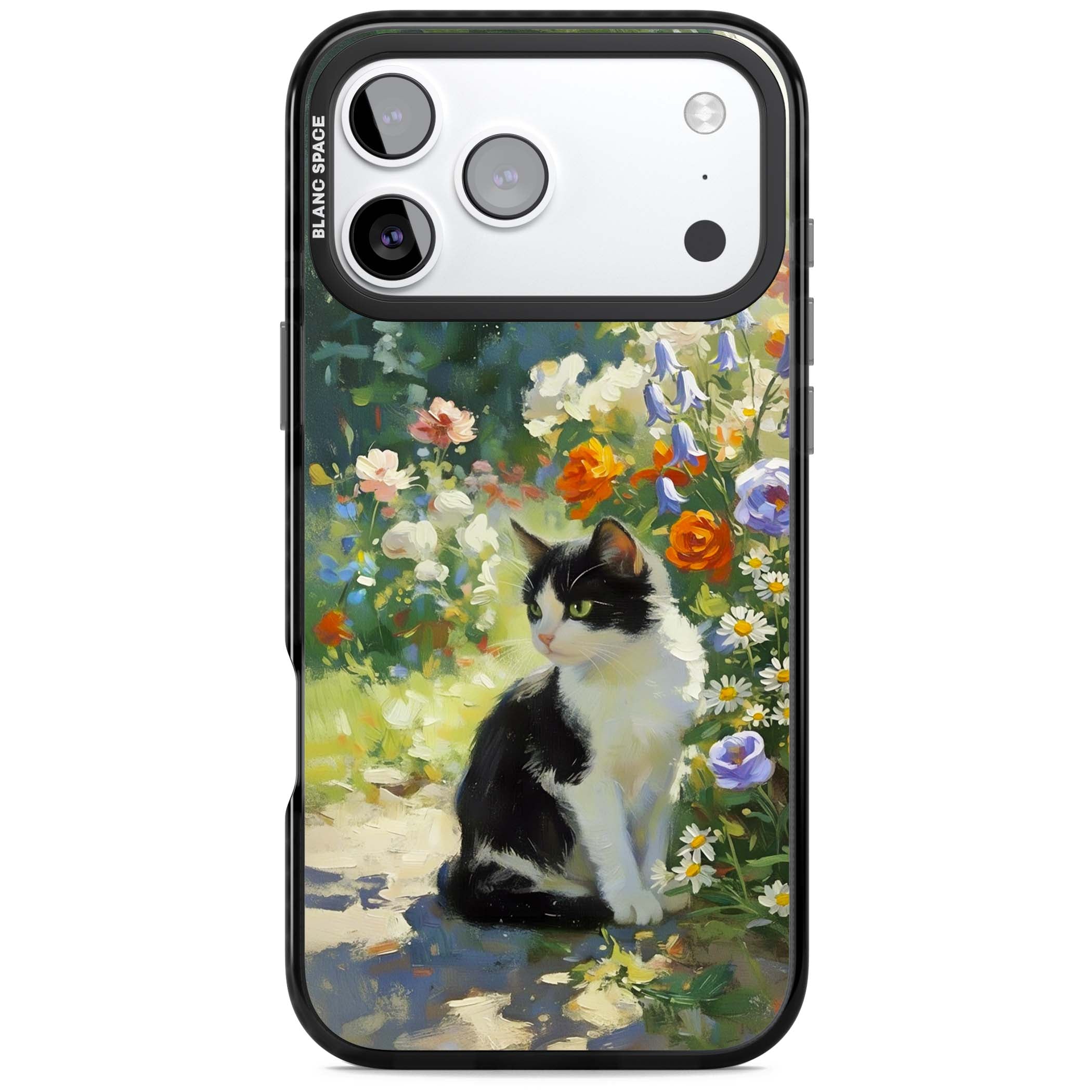 Cat In The Meadow for her iPhone case | Black Impact Magsafe case for iPhone 17 Pro, iPhone 17 Pro Max