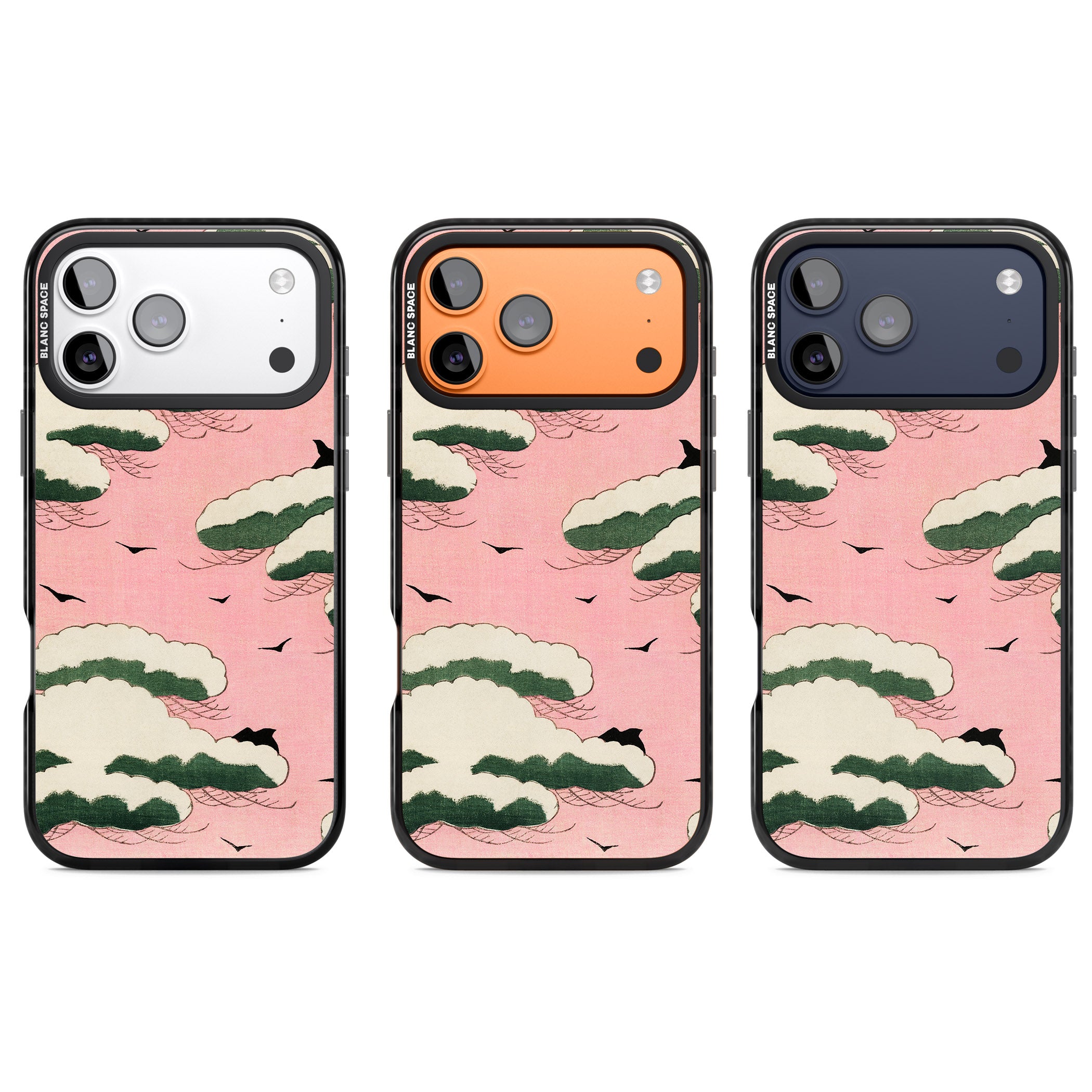 Japanese Pink Sky iPhone 17 Pro Impact Pro Black Phone Case APT Impact Protection