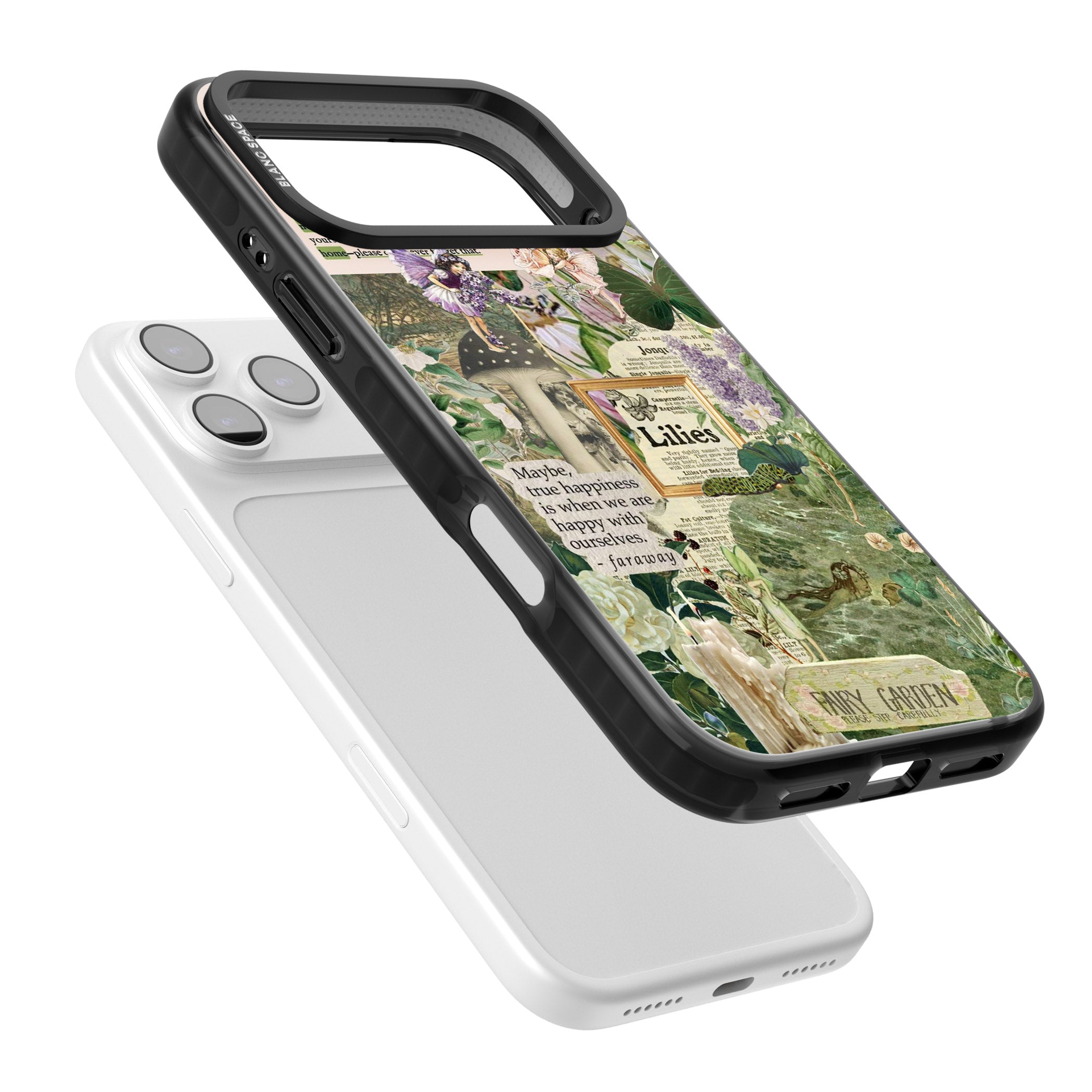 Fairy Garden iPhone 17 Pro Impact Pro Black Phone Case Colours