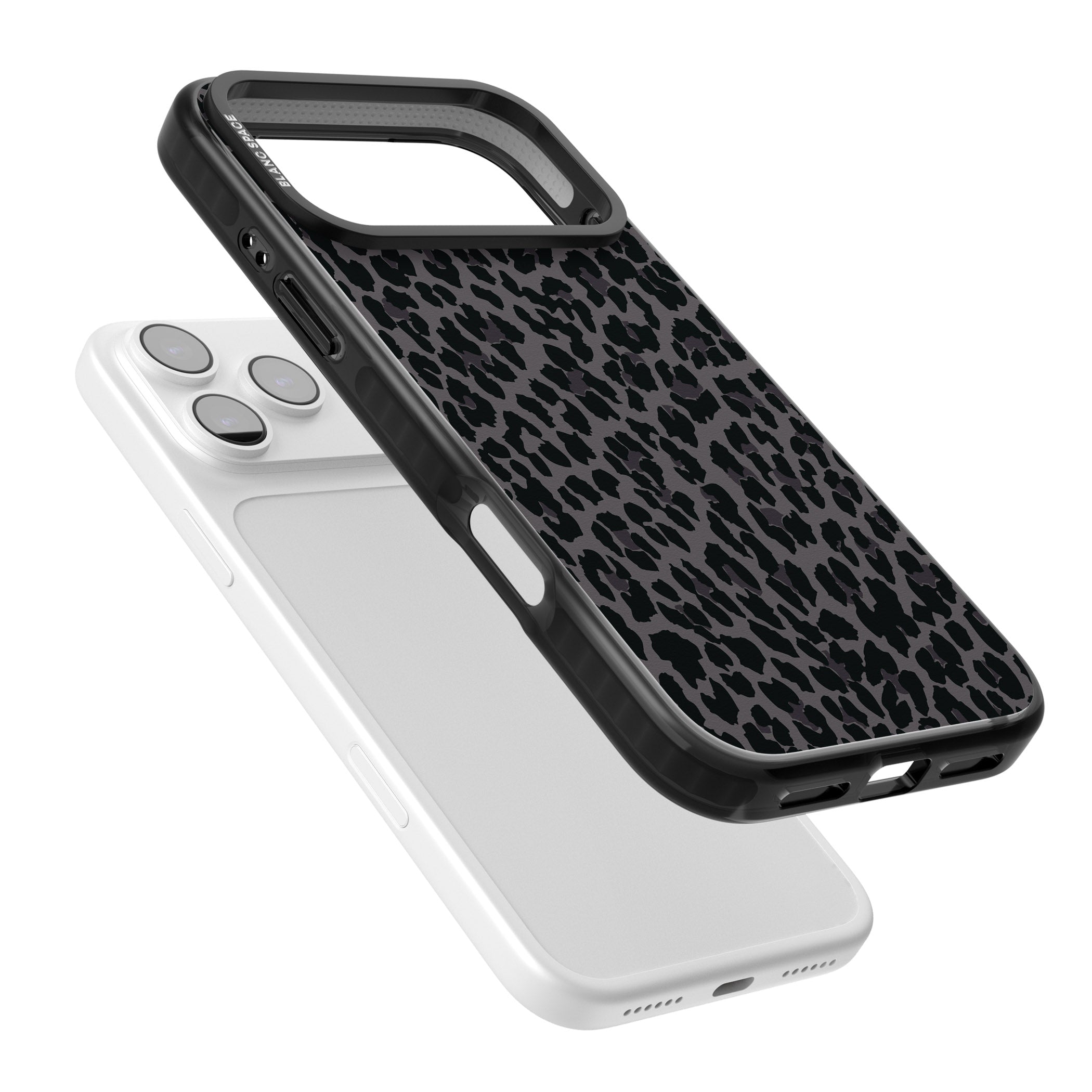 Dark Animal Print iPhone 17 Pro Max Impact Pro Black Phone Case Colours