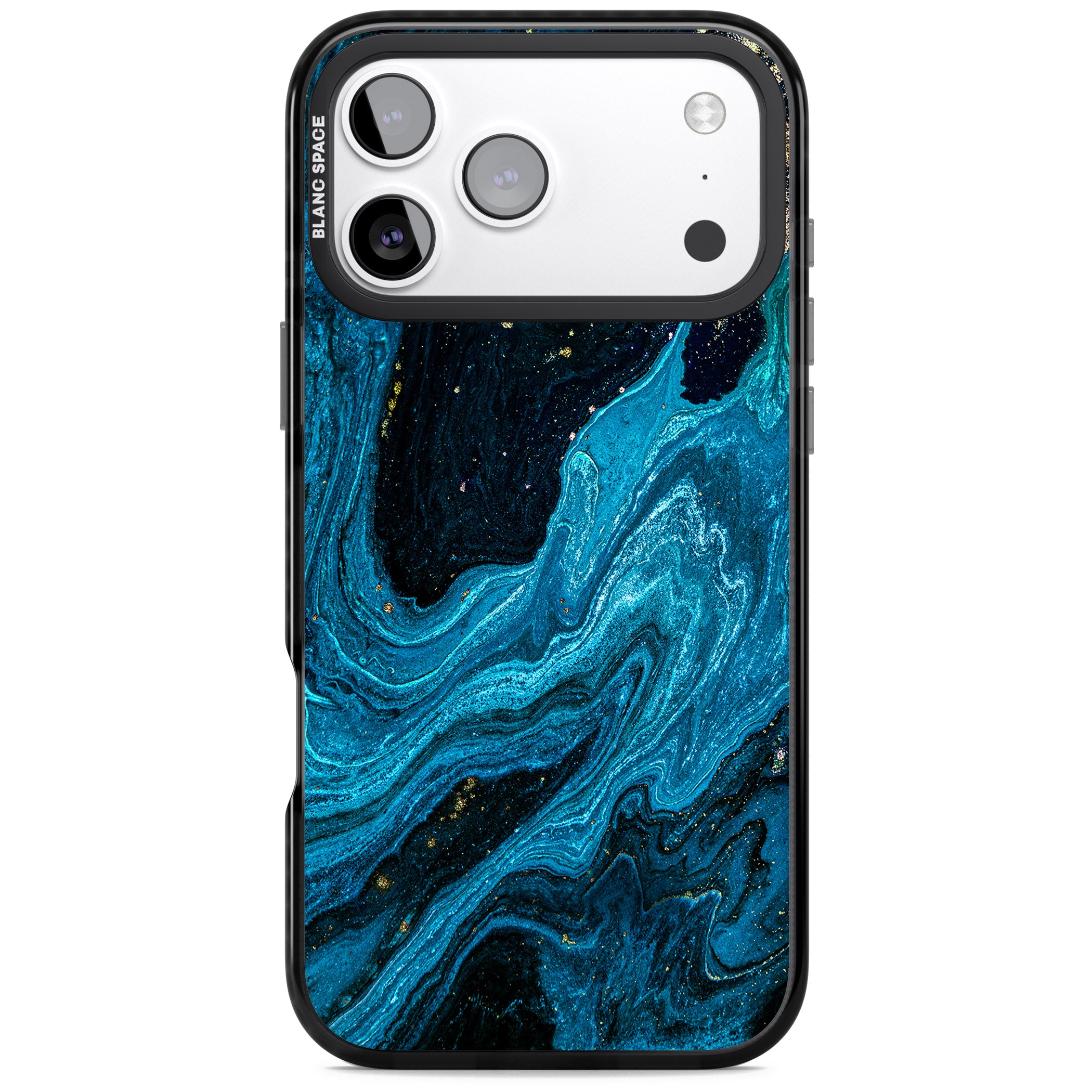 Saphire Lagoon iPhone 17 Pro Impact Pro Black Phone Case
