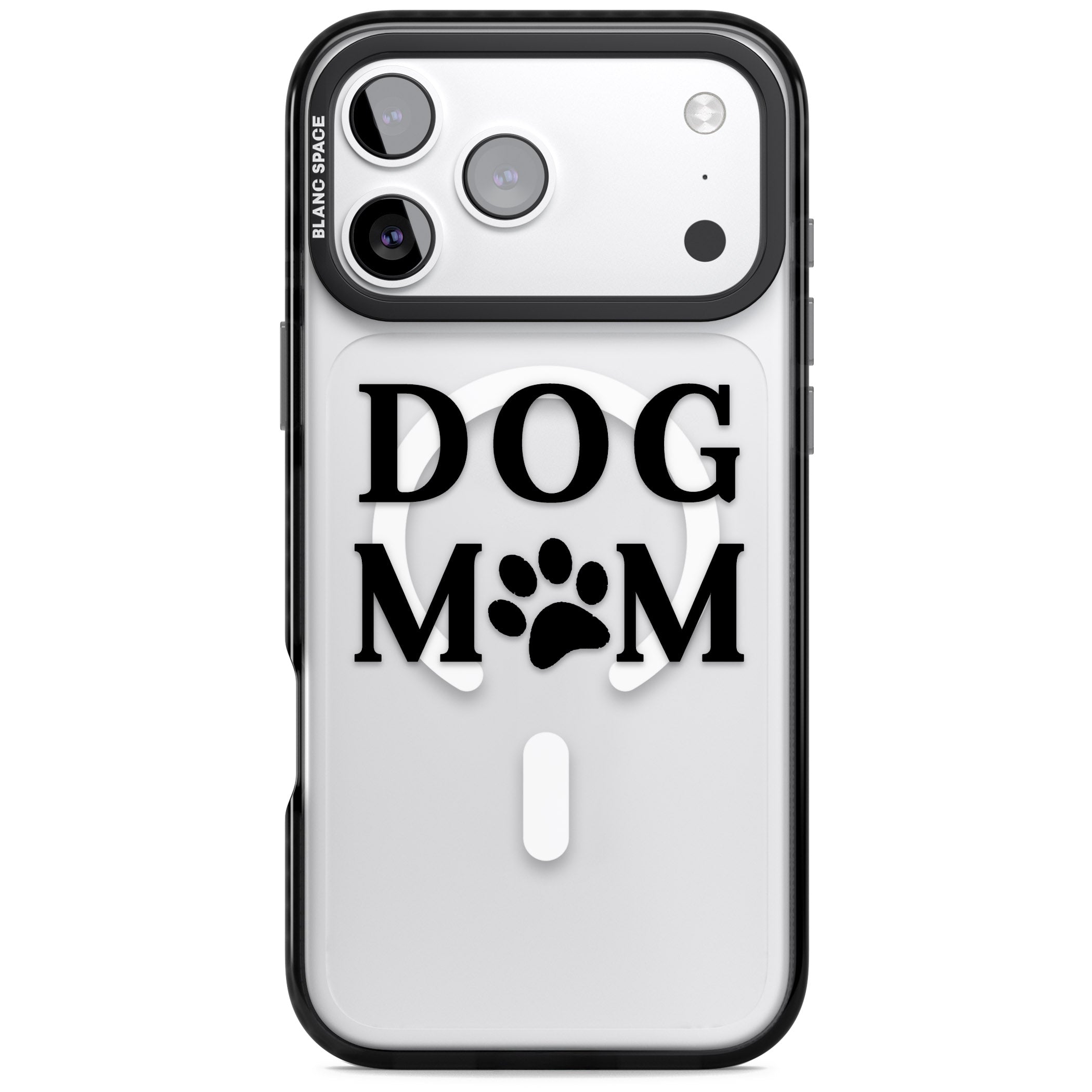 Dog Mom iPhone 17 Pro Impact Pro Black Phone Case