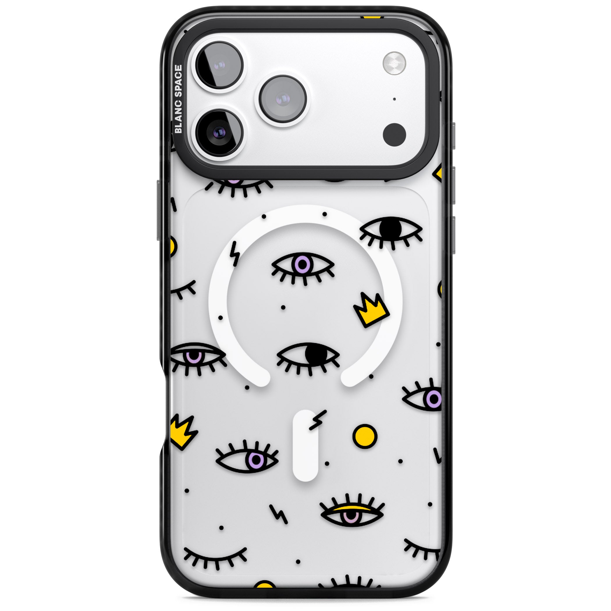 Eyes & Lips Icons iPhone 17 Pro Impact Pro Black Phone Case