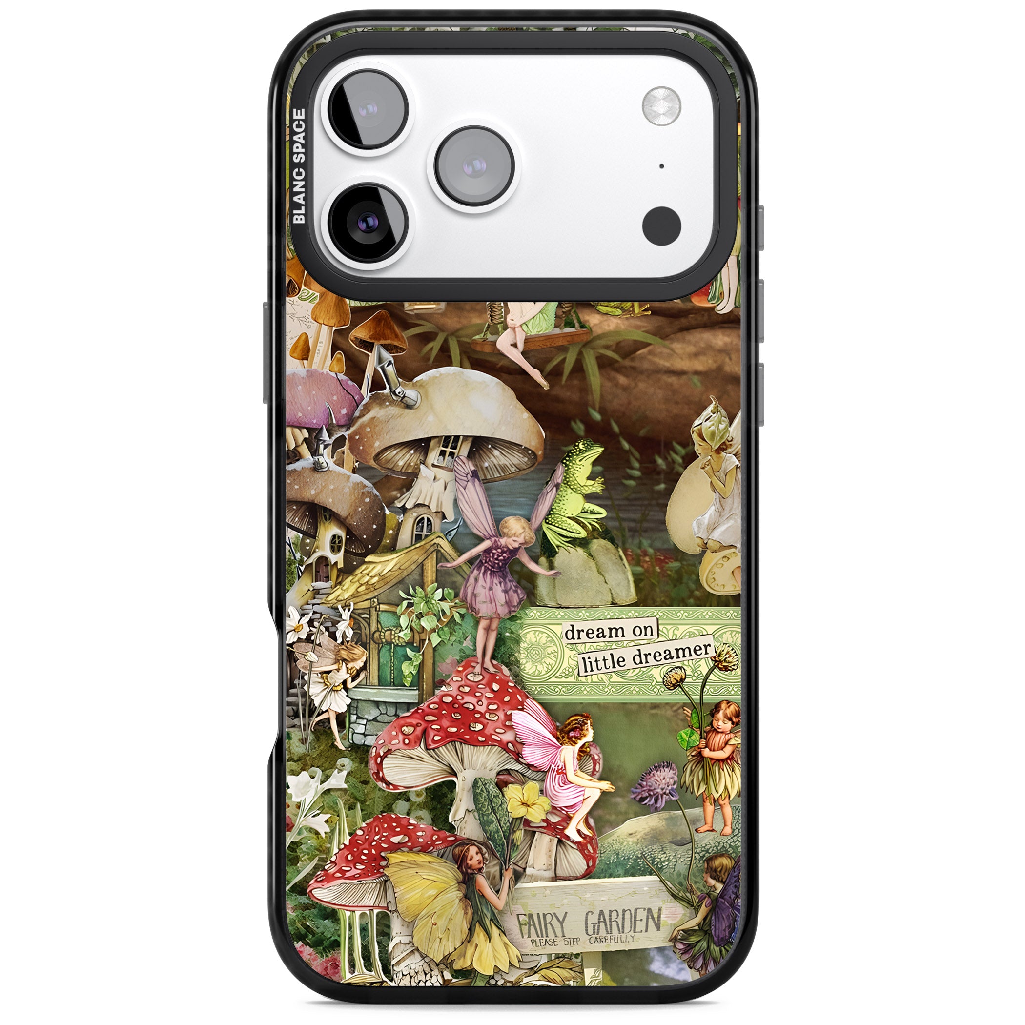 Dreamy Garden iPhone 17 Pro Impact Pro Black Phone Case