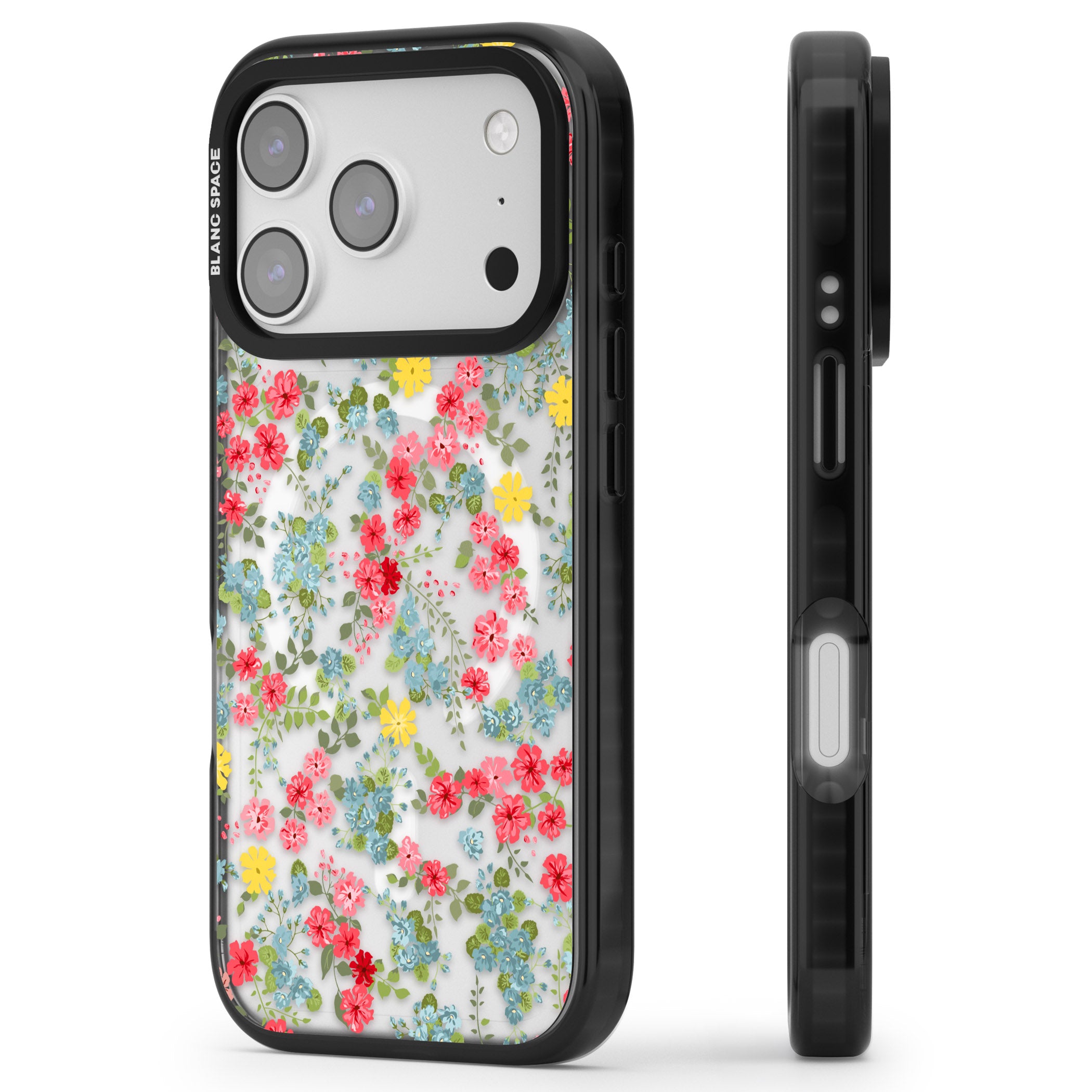 Sanremo Meadow iPhone 17 Pro Impact Pro Black Phone Case Side Profile