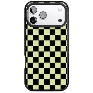 Black & Lime Check
