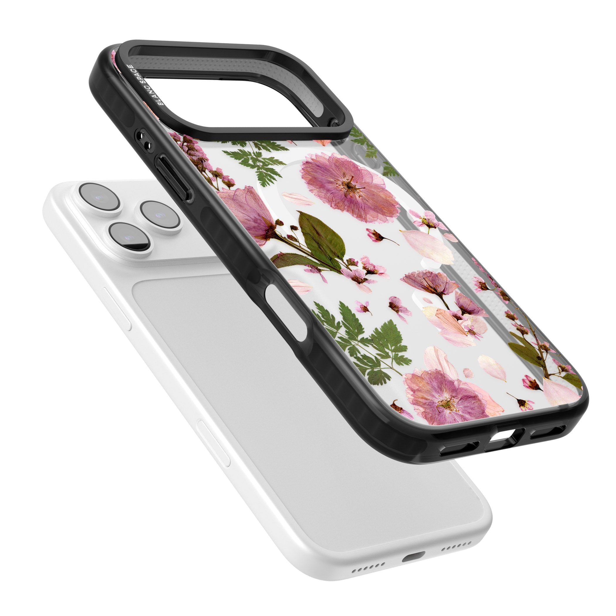 Blossom Bouquet iPhone 17 Pro Impact Pro Black Phone Case Colours
