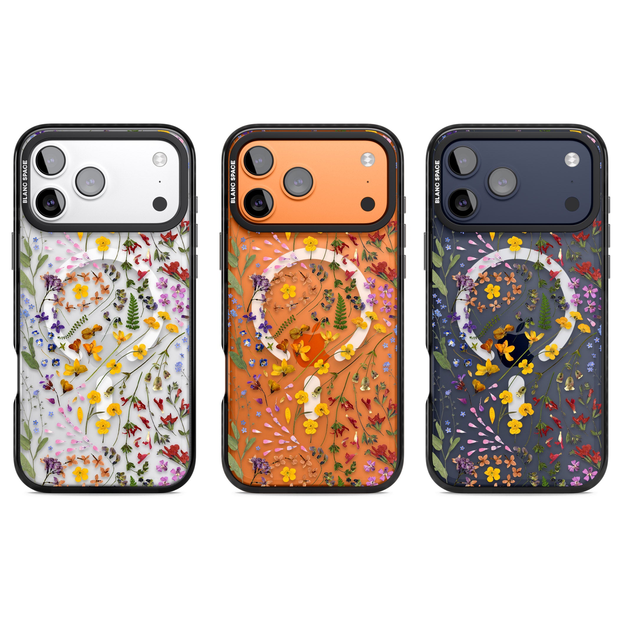 Wildflower iPhone 17 Pro Impact Pro Black Phone Case APT Impact Protection