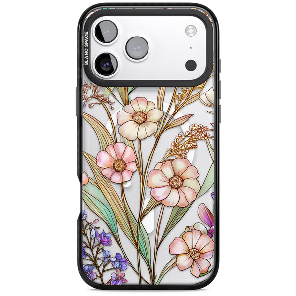 Glass Spring Flowers