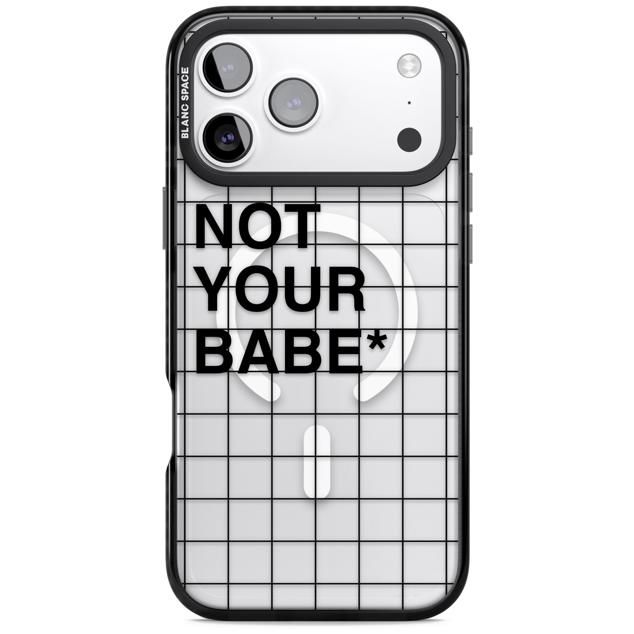 Not Your Babe iPhone 17 Pro Impact Pro Black Phone Case