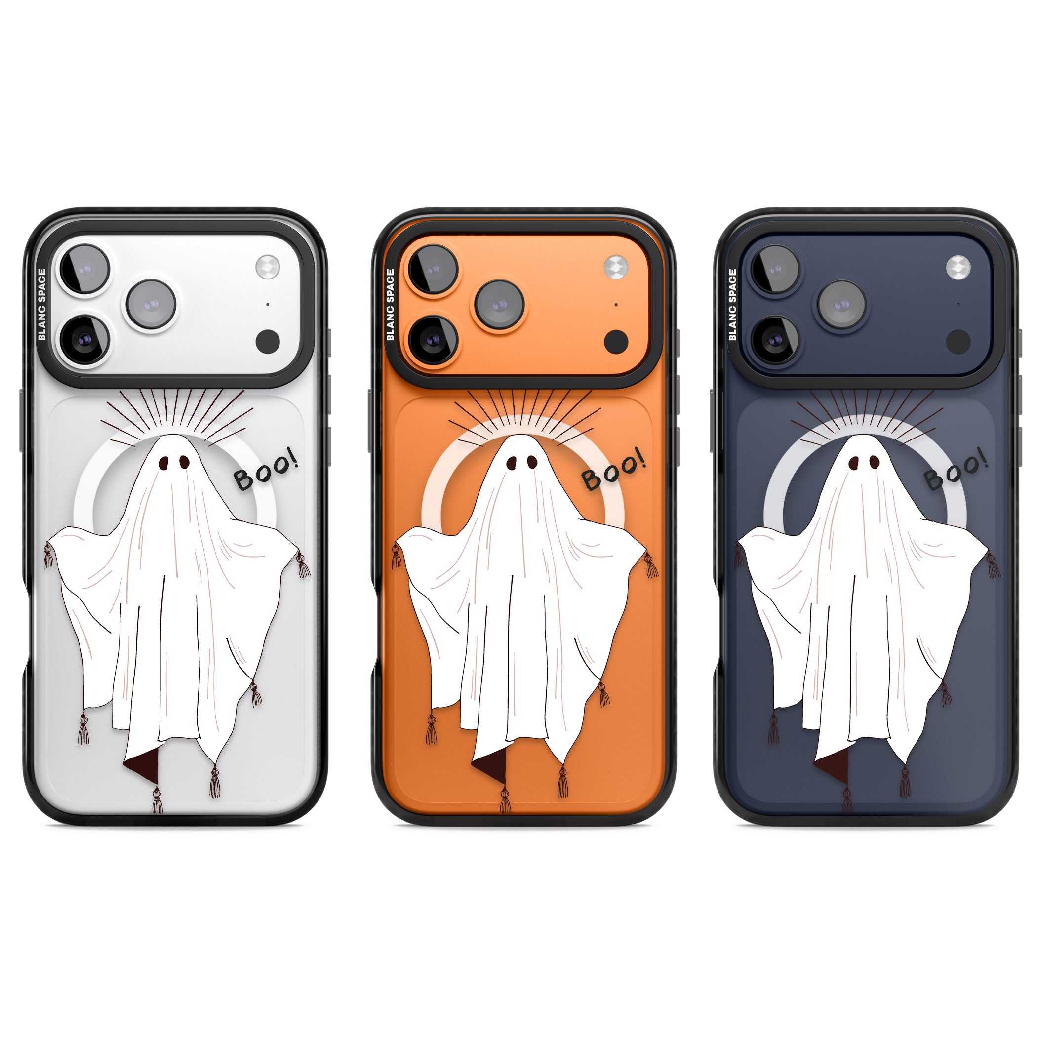 Boo! iPhone 17 Pro Impact Pro Black Phone Case APT Impact Protection