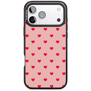Small Heart Pattern: Red & Pink