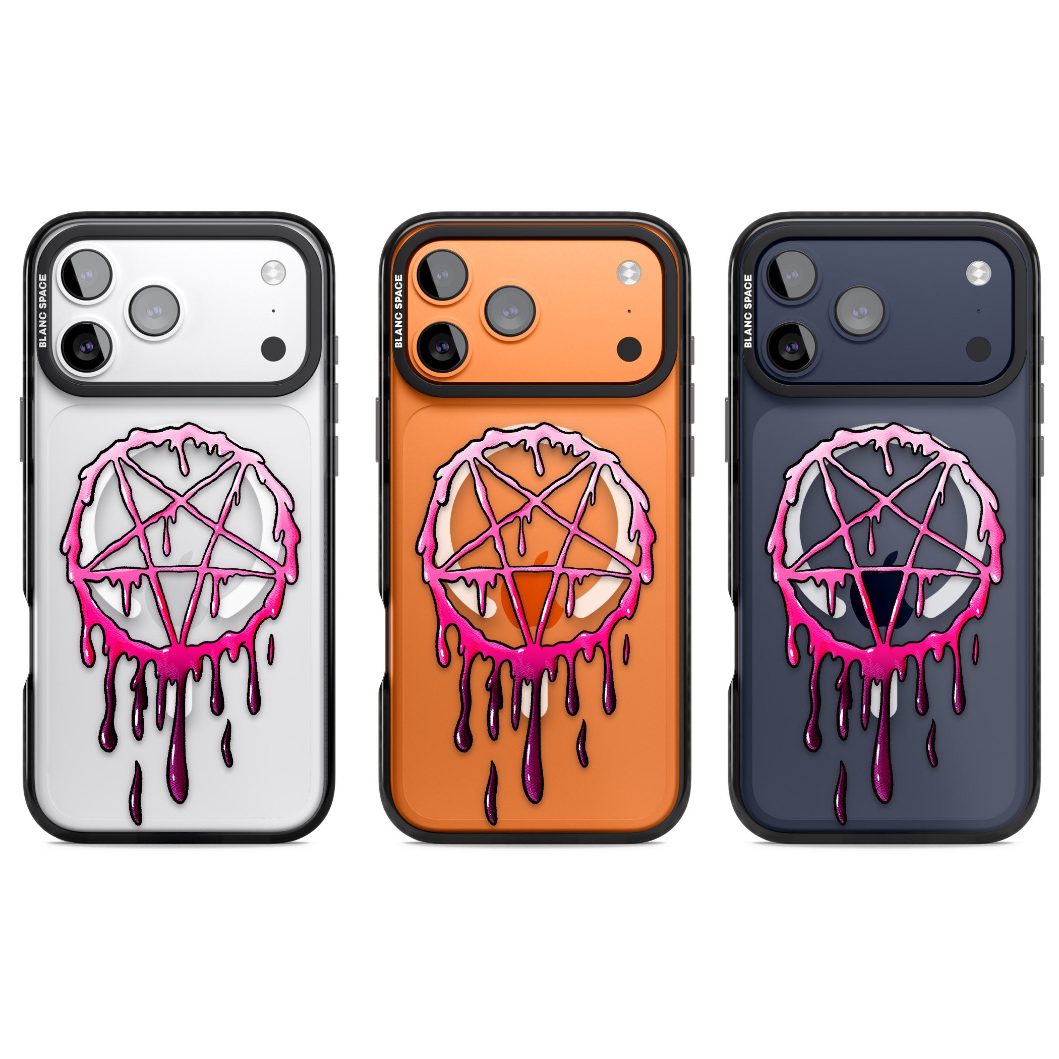 Pentagram Of Blood iPhone 17 Pro Impact Pro Black Phone Case APT Impact Protection