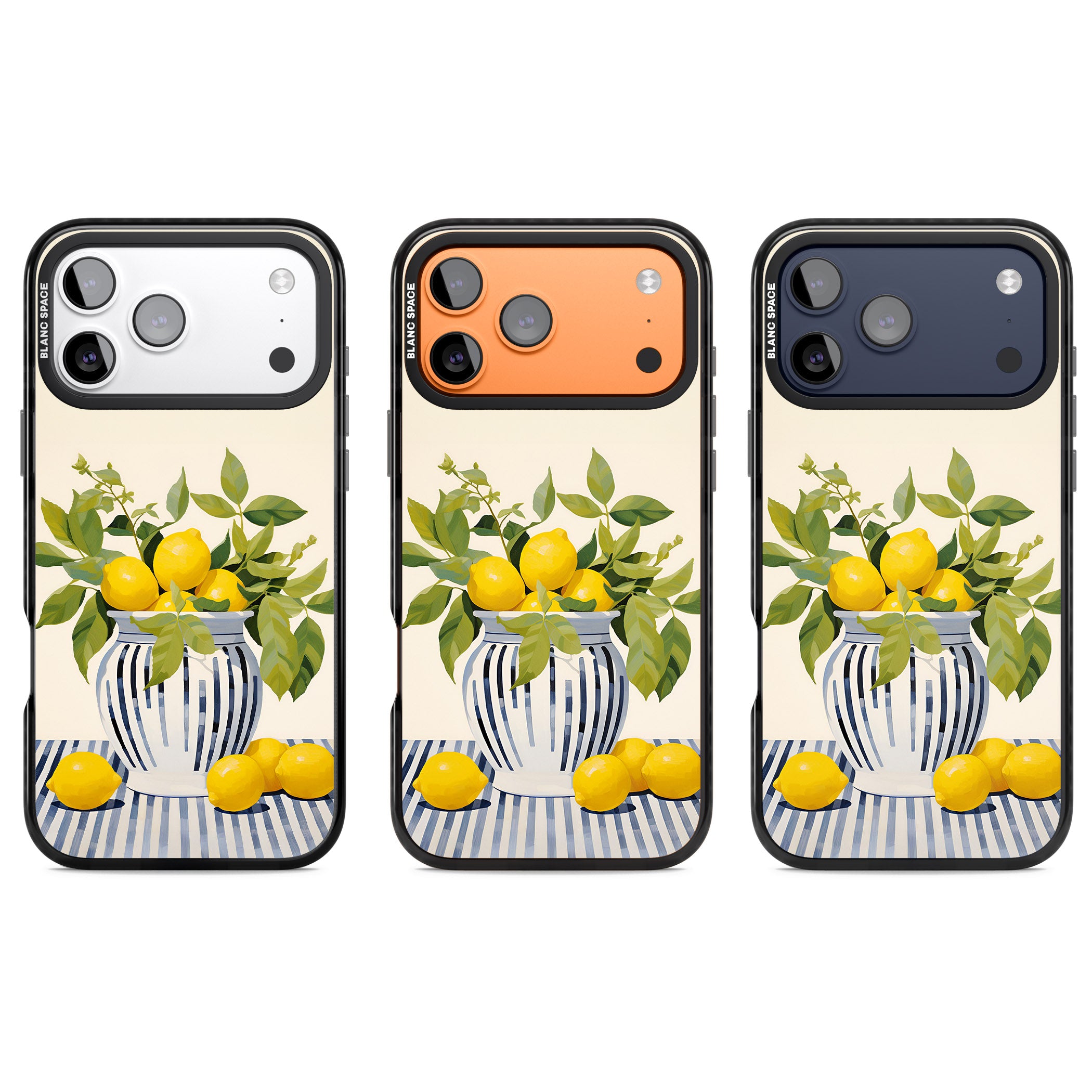 Lemon Plant Vase iPhone 17 Pro Impact Pro Black Phone Case APT Impact Protection