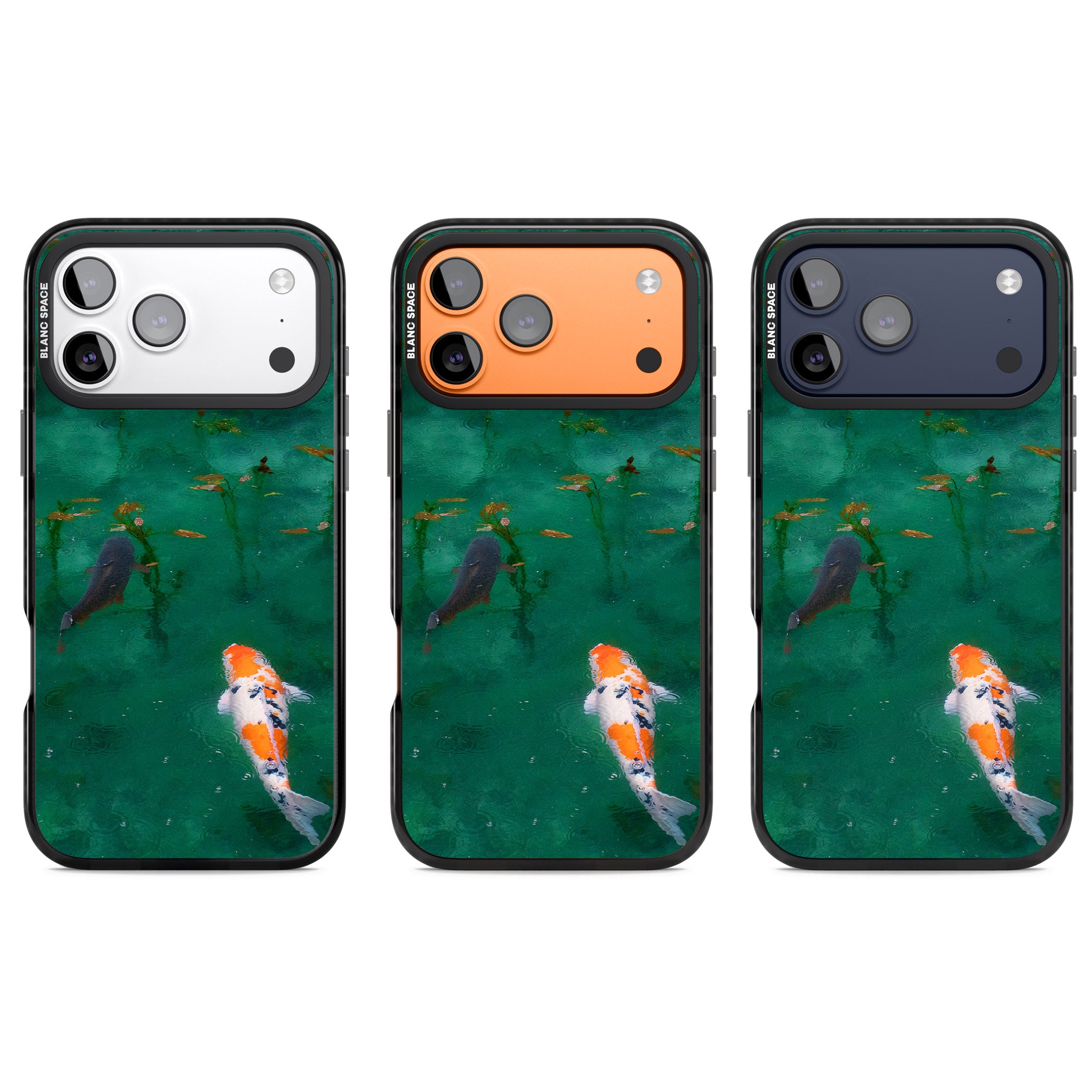 Koi Fish iPhone 17 Pro Impact Pro Black Phone Case APT Impact Protection