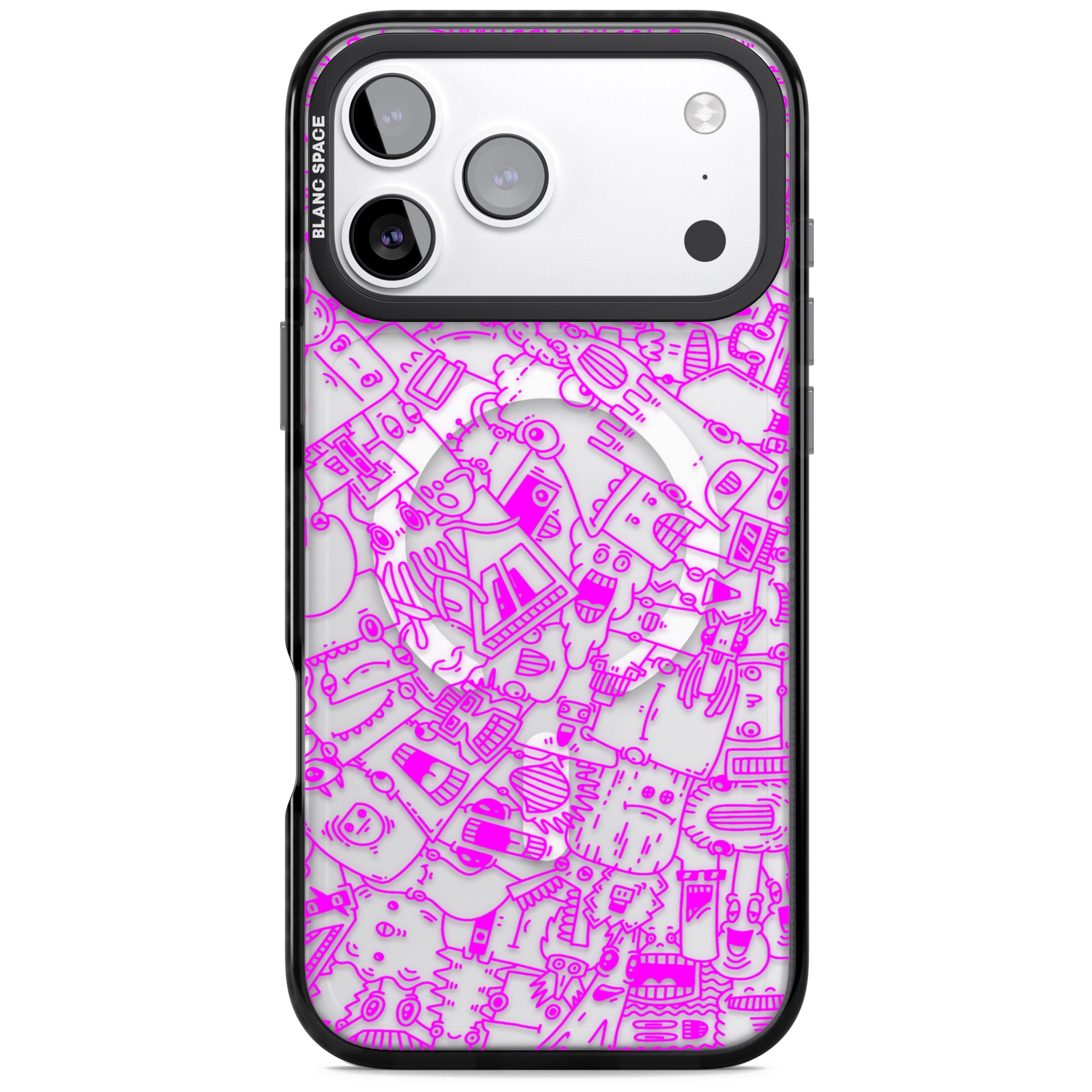 Pink Pals iPhone 17 Pro Max Impact Pro Black Phone Case