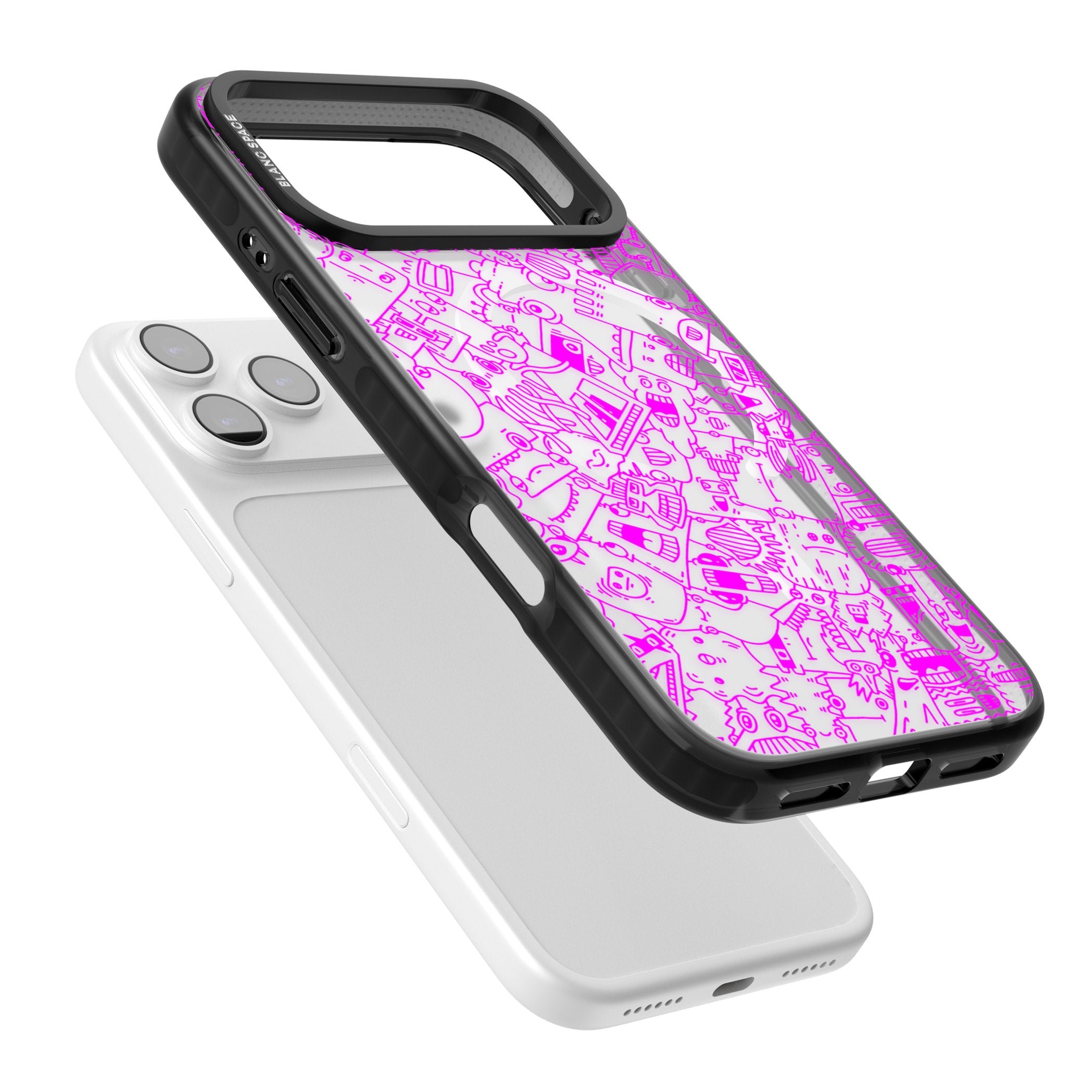 Pink Pals iPhone 17 Pro Max Impact Pro Black Phone Case Colours