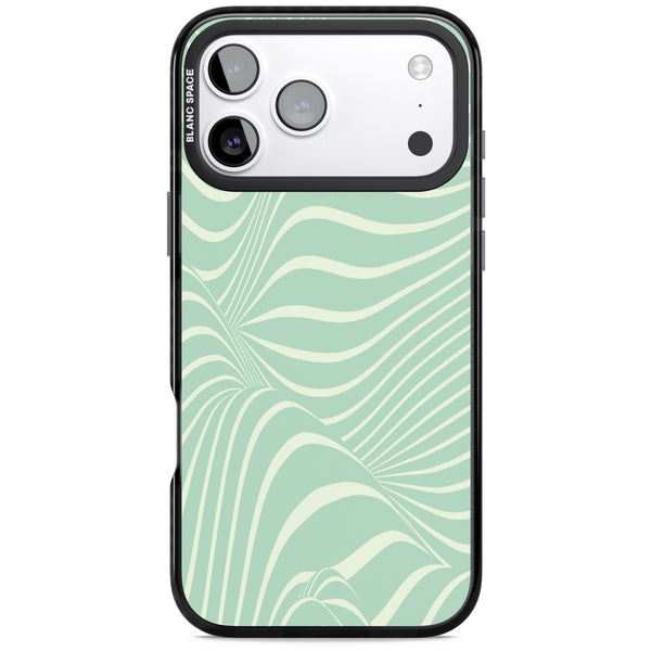 Mint Green Distorted Line