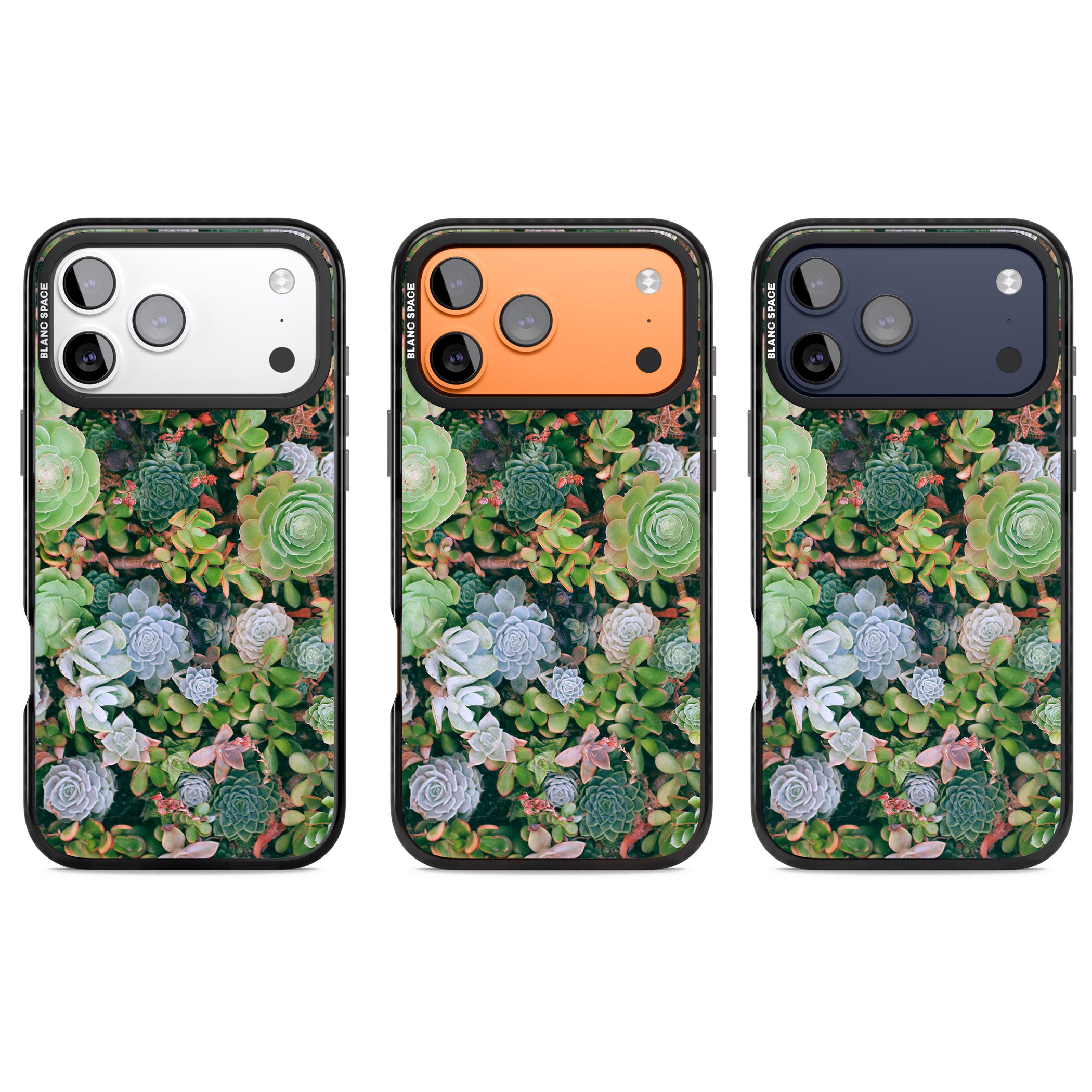 Succulent Garden iPhone 17 Pro Impact Pro Black Phone Case APT Impact Protection