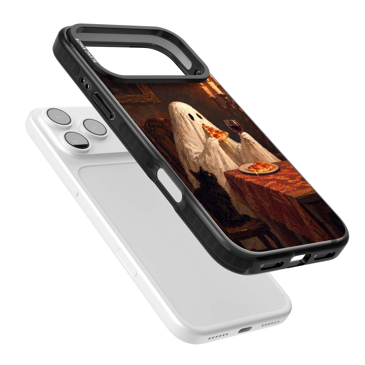 Lonely Night In art iPhone case | Black Impact Magsafe case for iPhone 17 Pro, iPhone 17 Pro Max