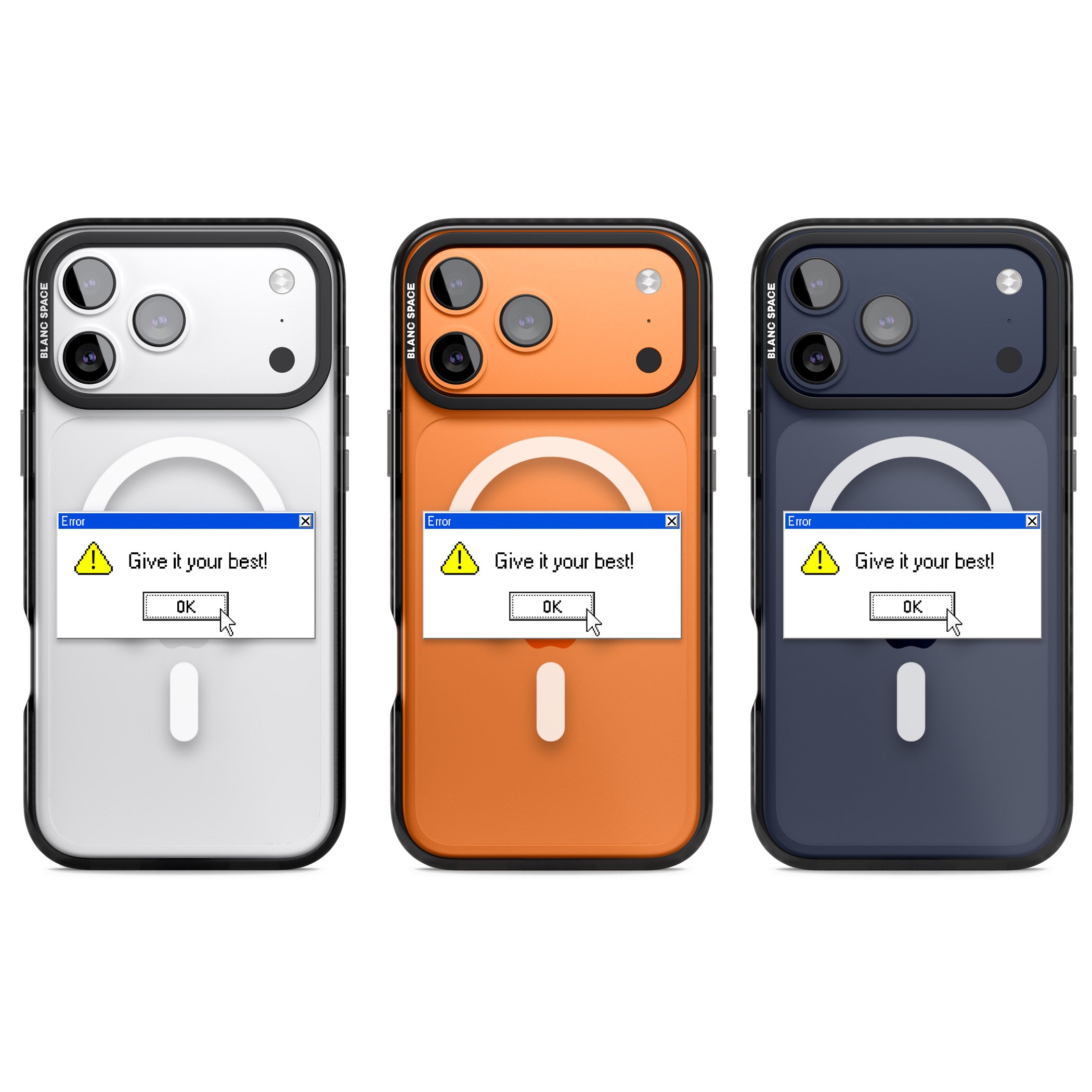 Give It Your Best Exe iPhone 17 Pro Impact Pro Black Phone Case APT Impact Protection