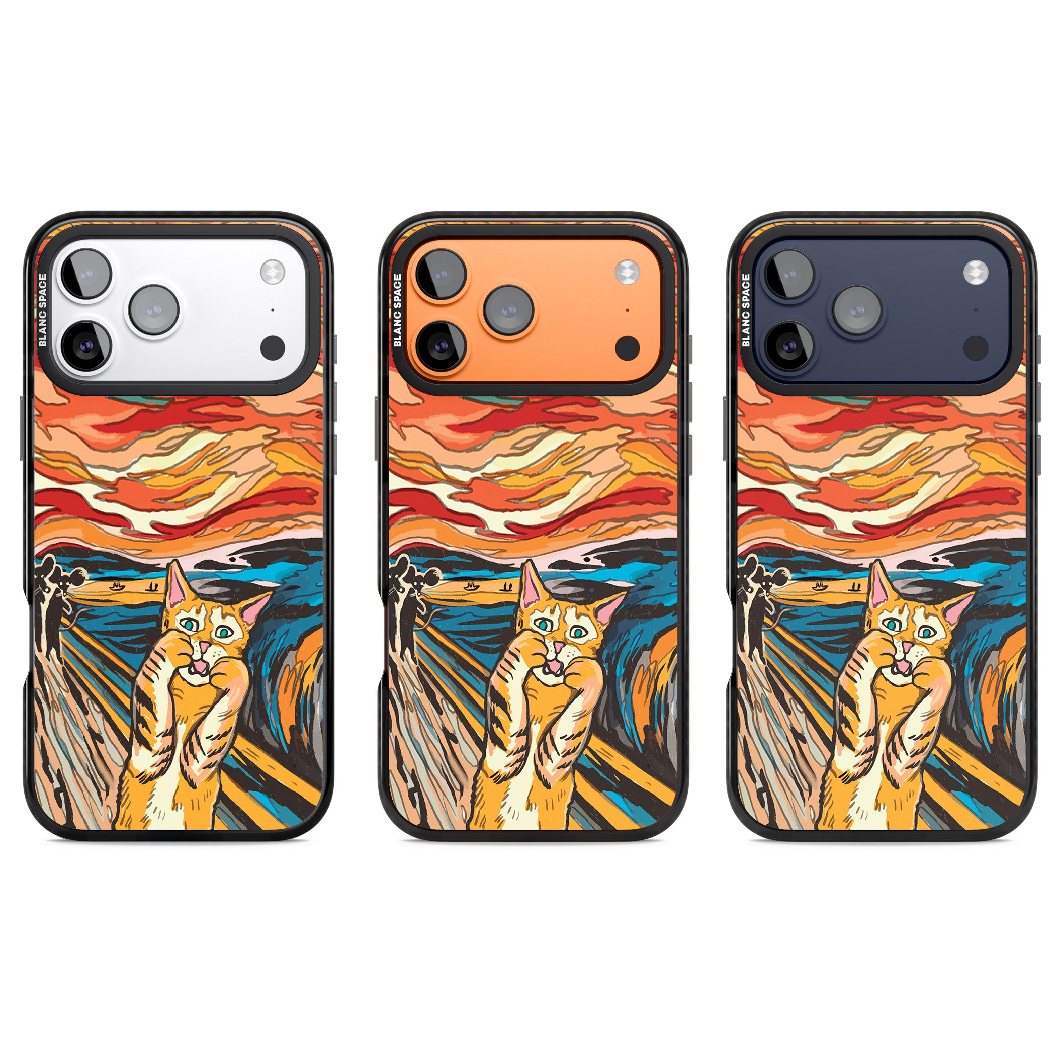 The Meow iPhone 17 Pro Impact Pro Black Phone Case APT Impact Protection