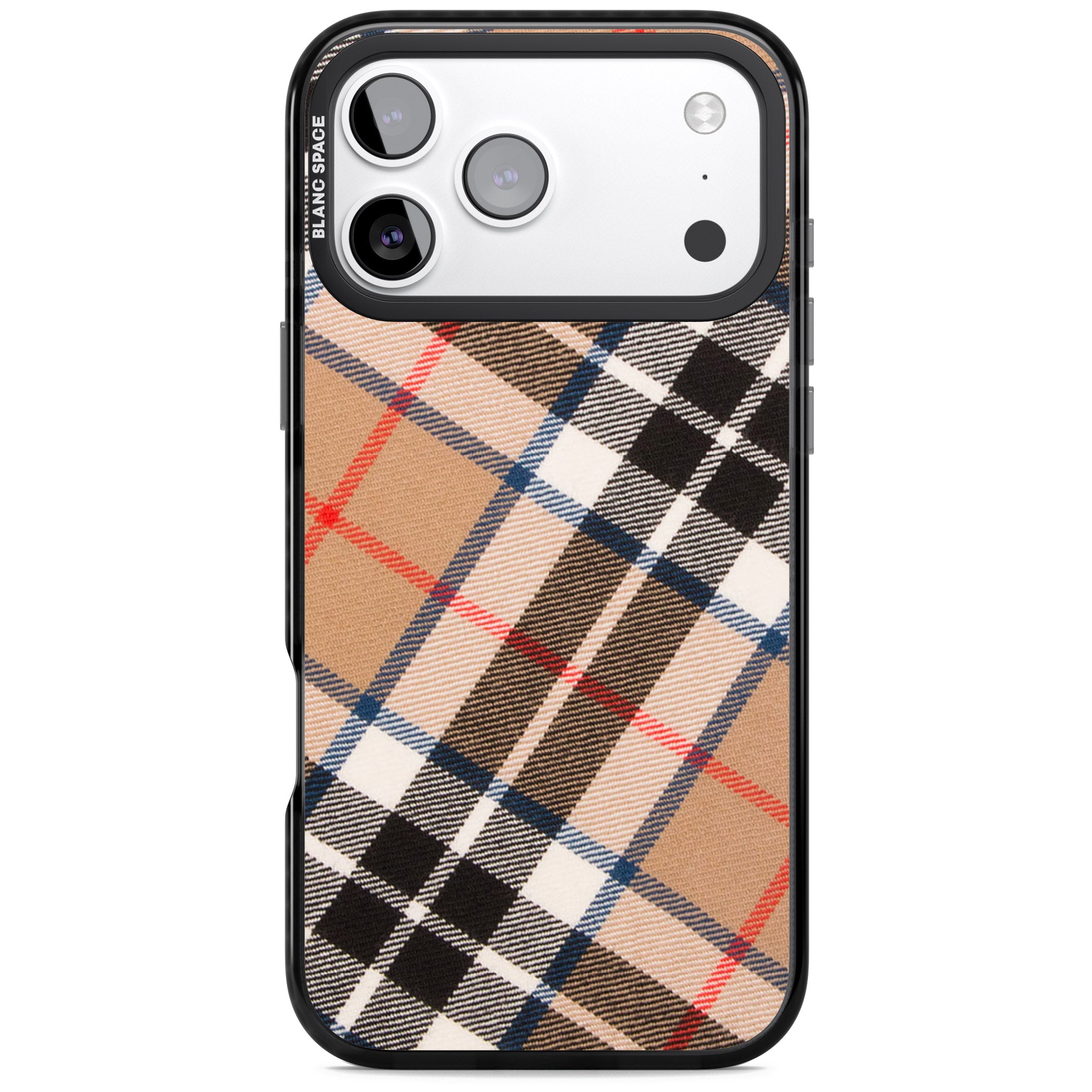 Haymarket Check iPhone 17 Pro Impact Pro Black Phone Case