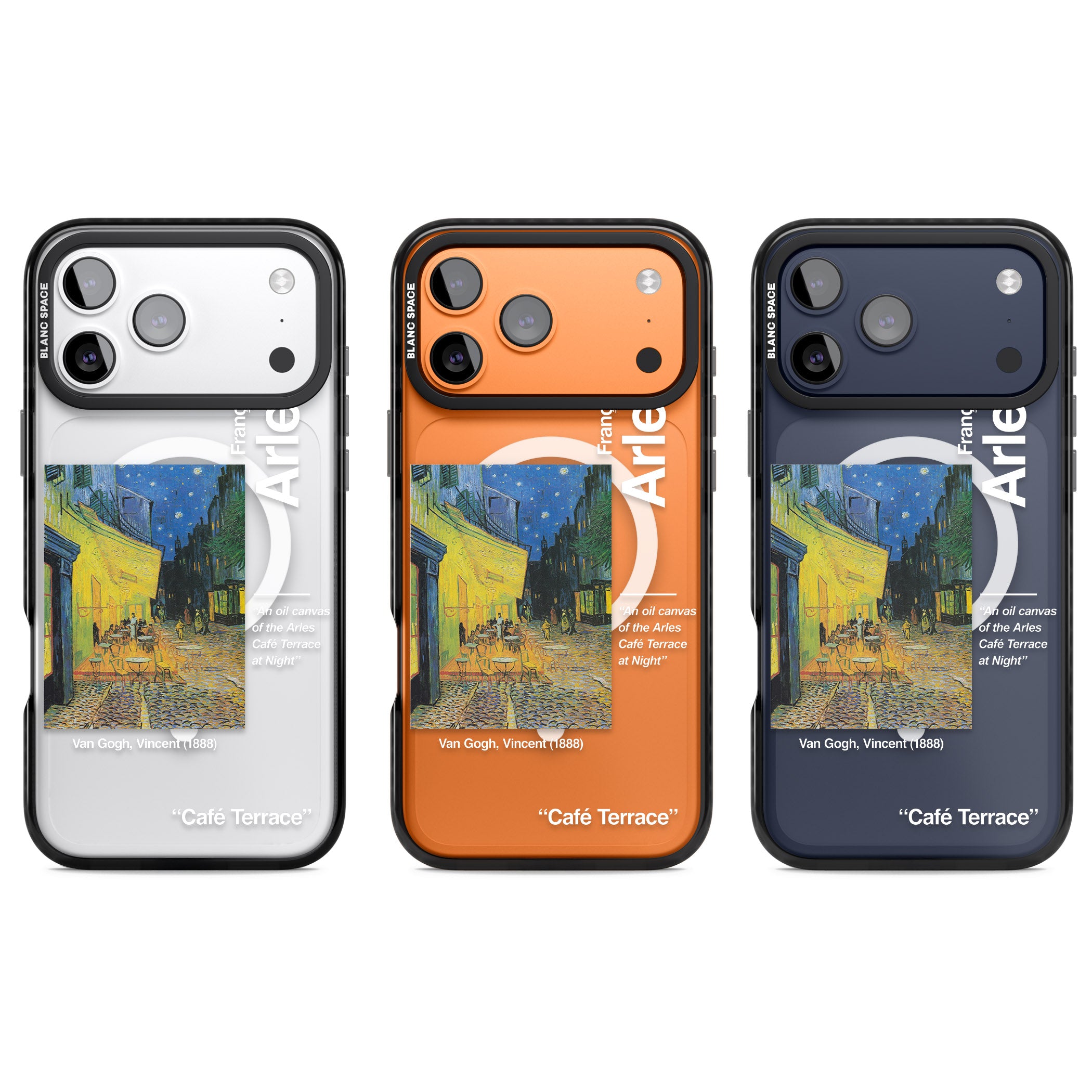 Cafe Terrace At Night iPhone 17 Pro Impact Pro Black Phone Case APT Impact Protection