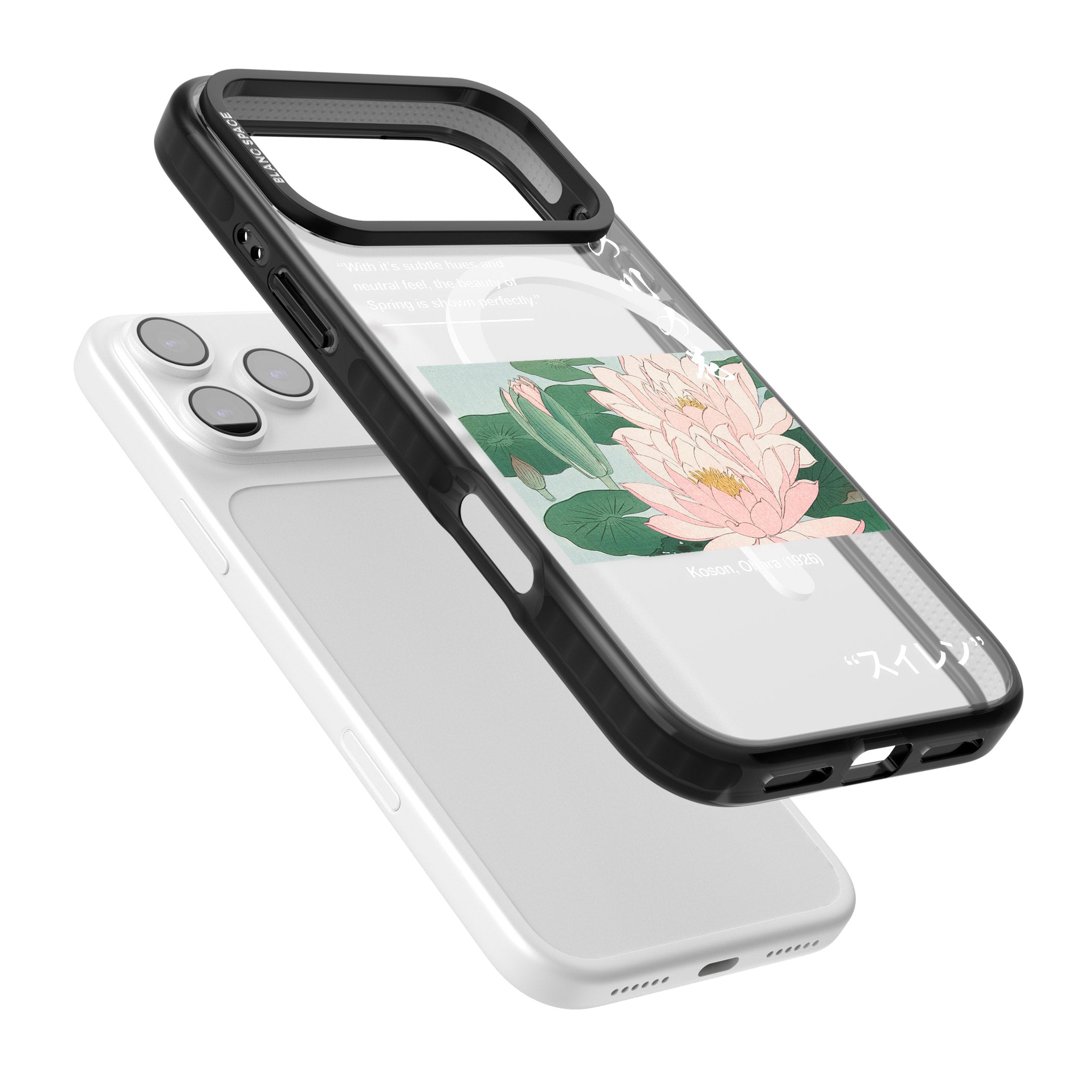 Water Lily iPhone 17 Pro Impact Pro Black Phone Case Colours