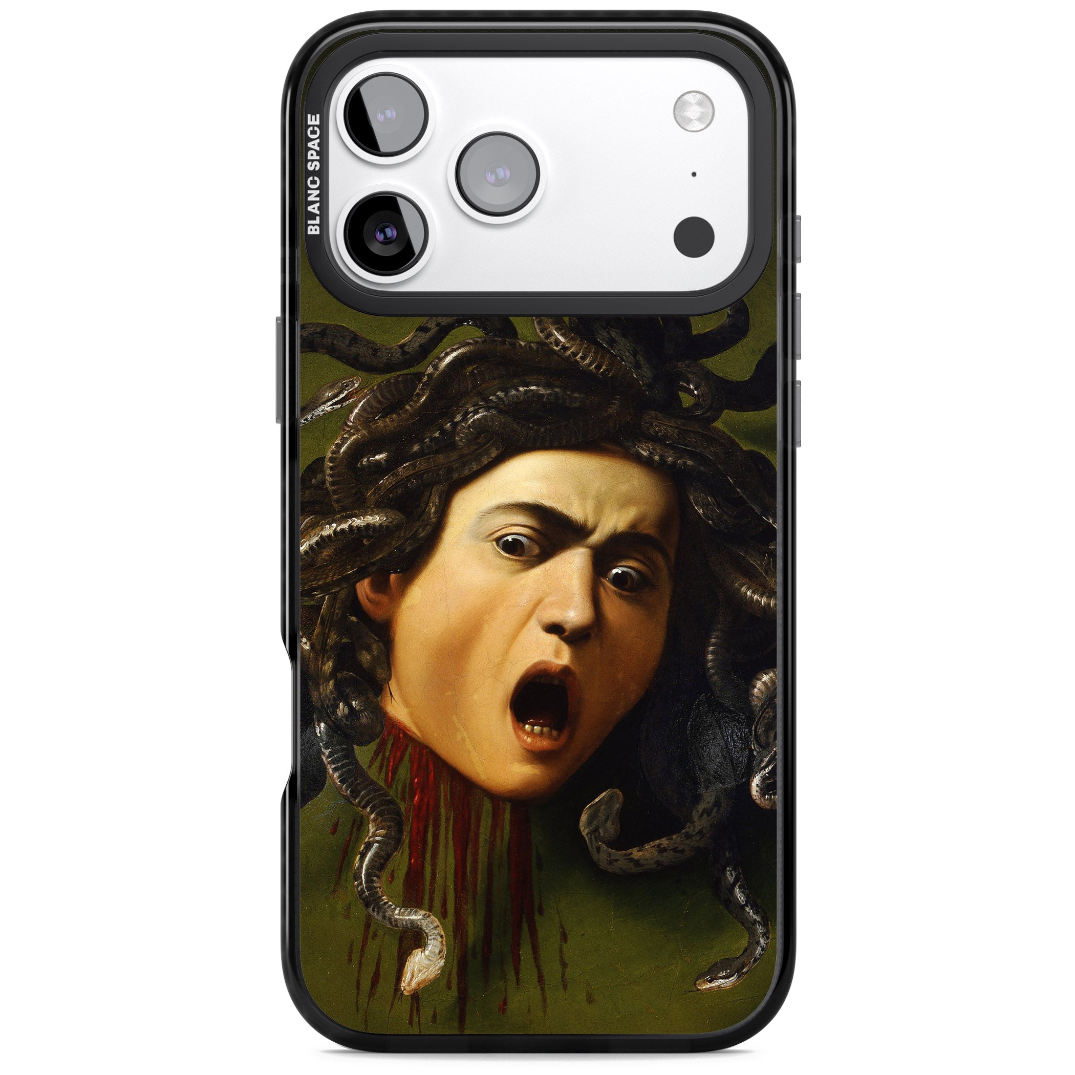 Head of Medusa iPhone 17 Pro Max Impact Pro Black Phone Case