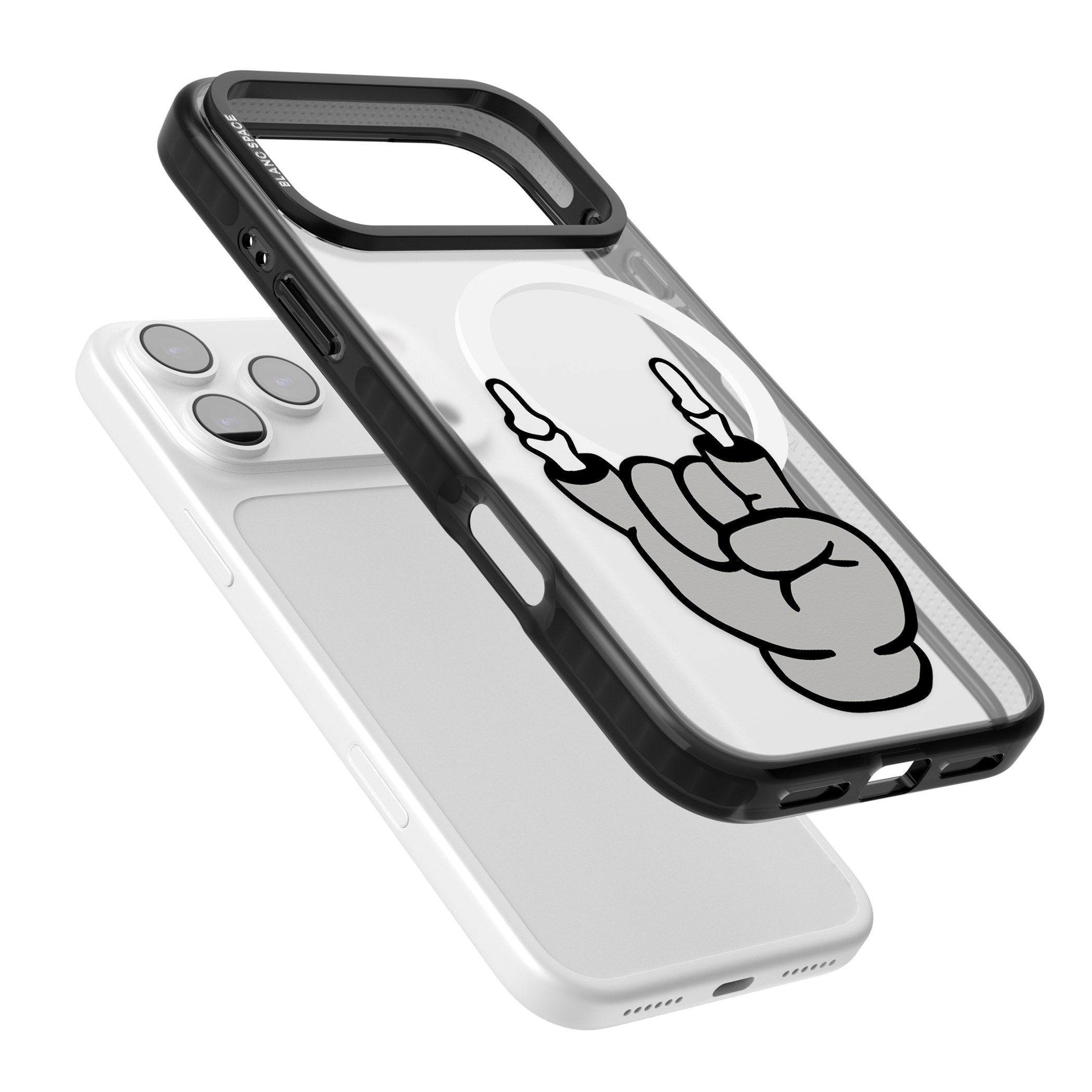 Rock 'Til You Drop iPhone 17 Pro Max Impact Pro Black Phone Case Colours