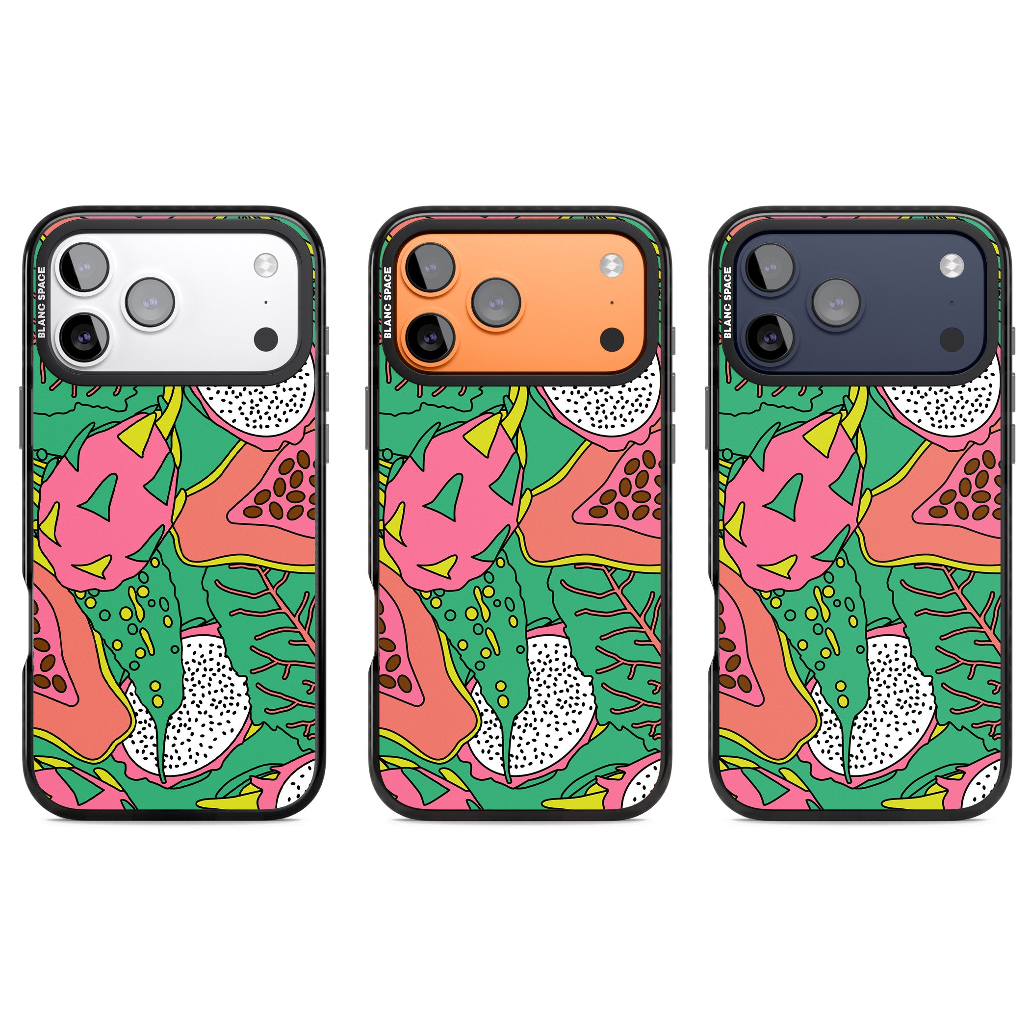Psychedelic Salad iPhone 17 Pro Impact Pro Black Phone Case APT Impact Protection