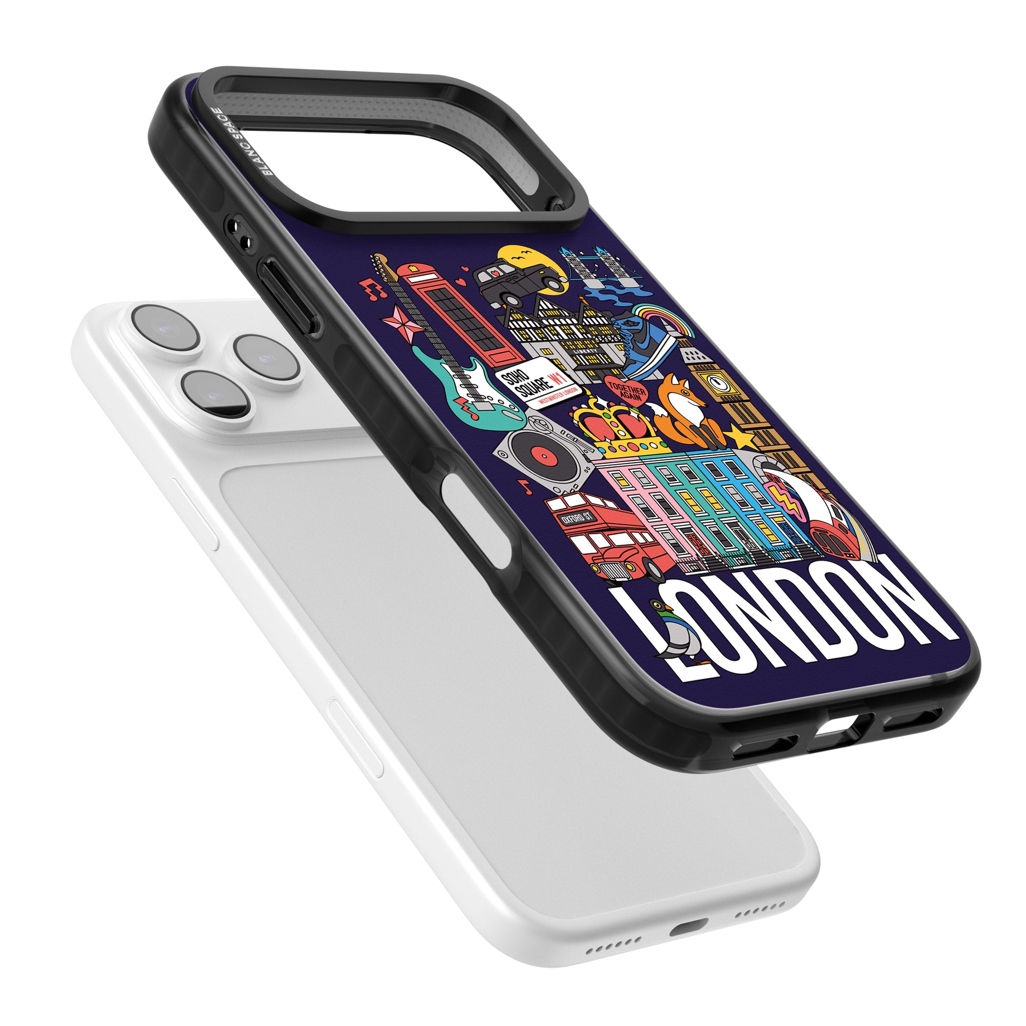 London Calling iPhone 17 Pro Impact Pro Black Phone Case Colours