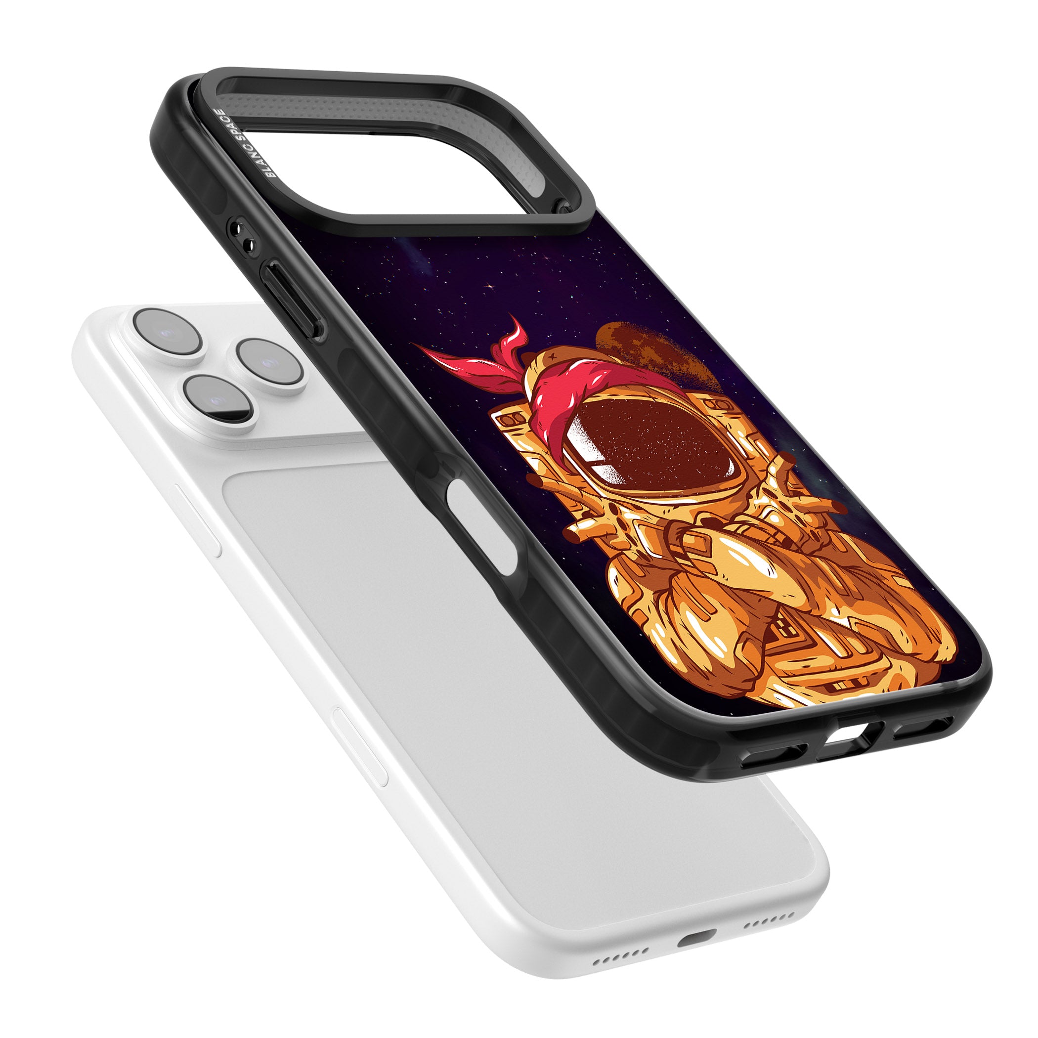 Space Gangster iPhone 17 Pro Max Impact Pro Black Phone Case Colours