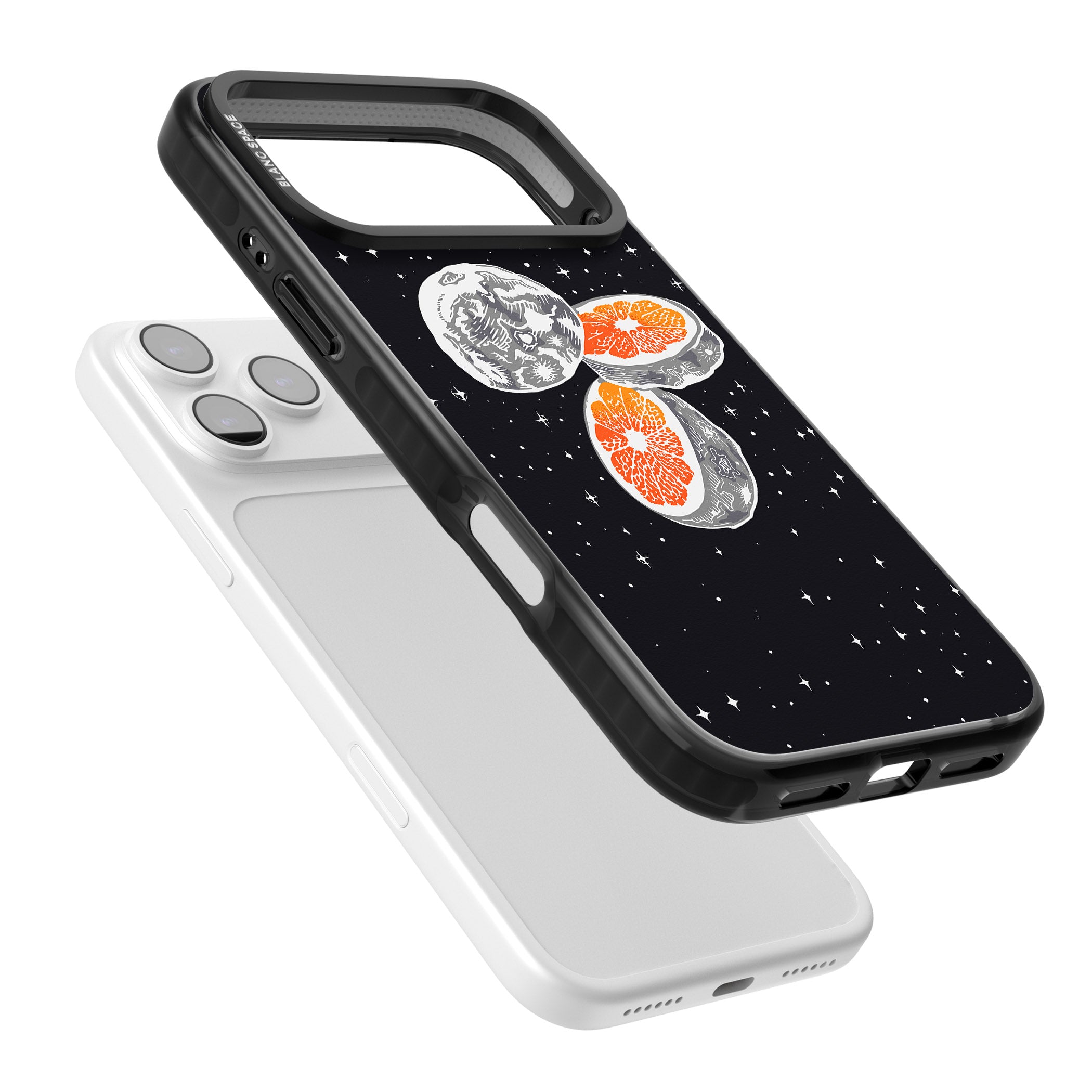 Blood Orange Moon iPhone 17 Pro Impact Pro Black Phone Case Colours