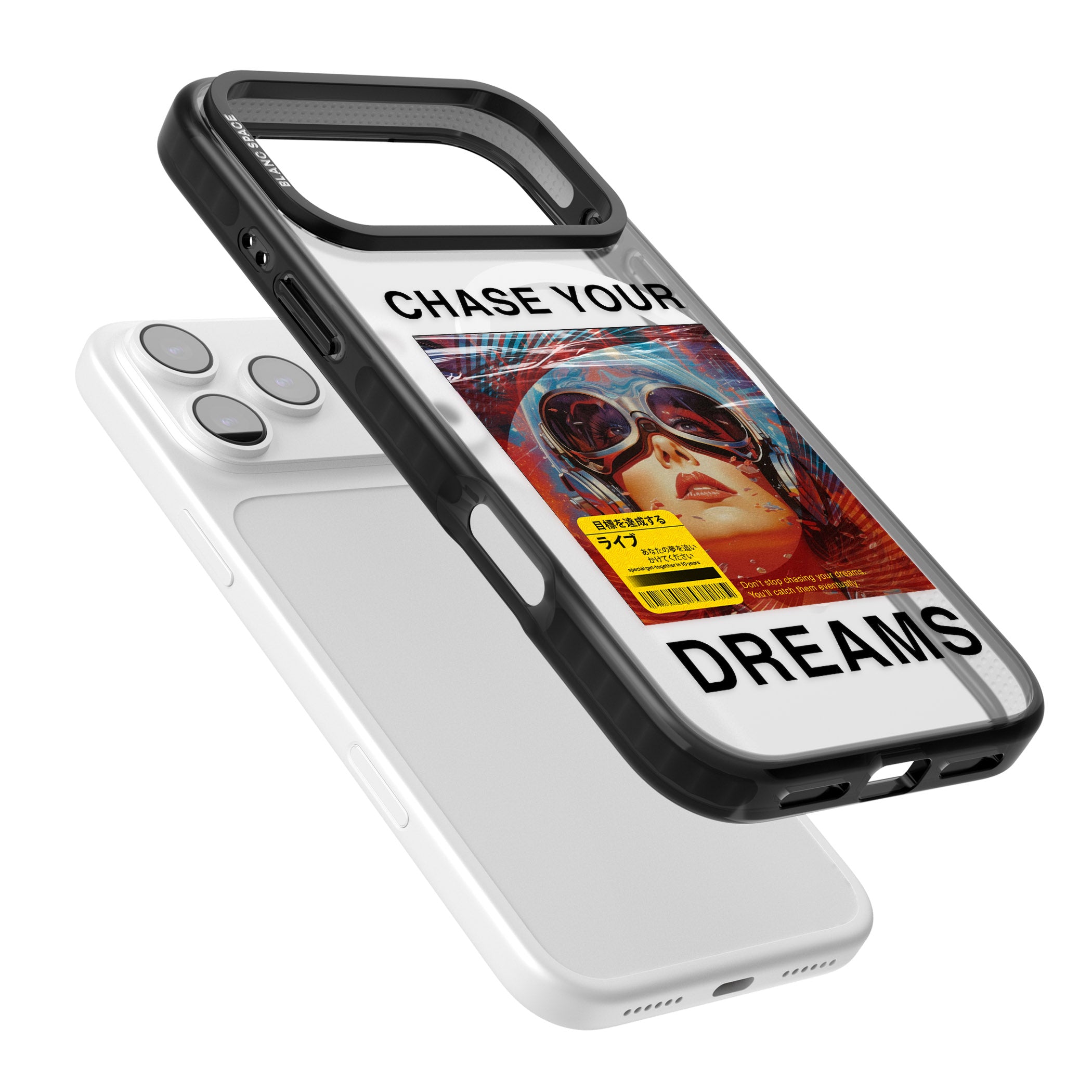 Chase Your Dreams iPhone 17 Pro Impact Pro Black Phone Case Colours
