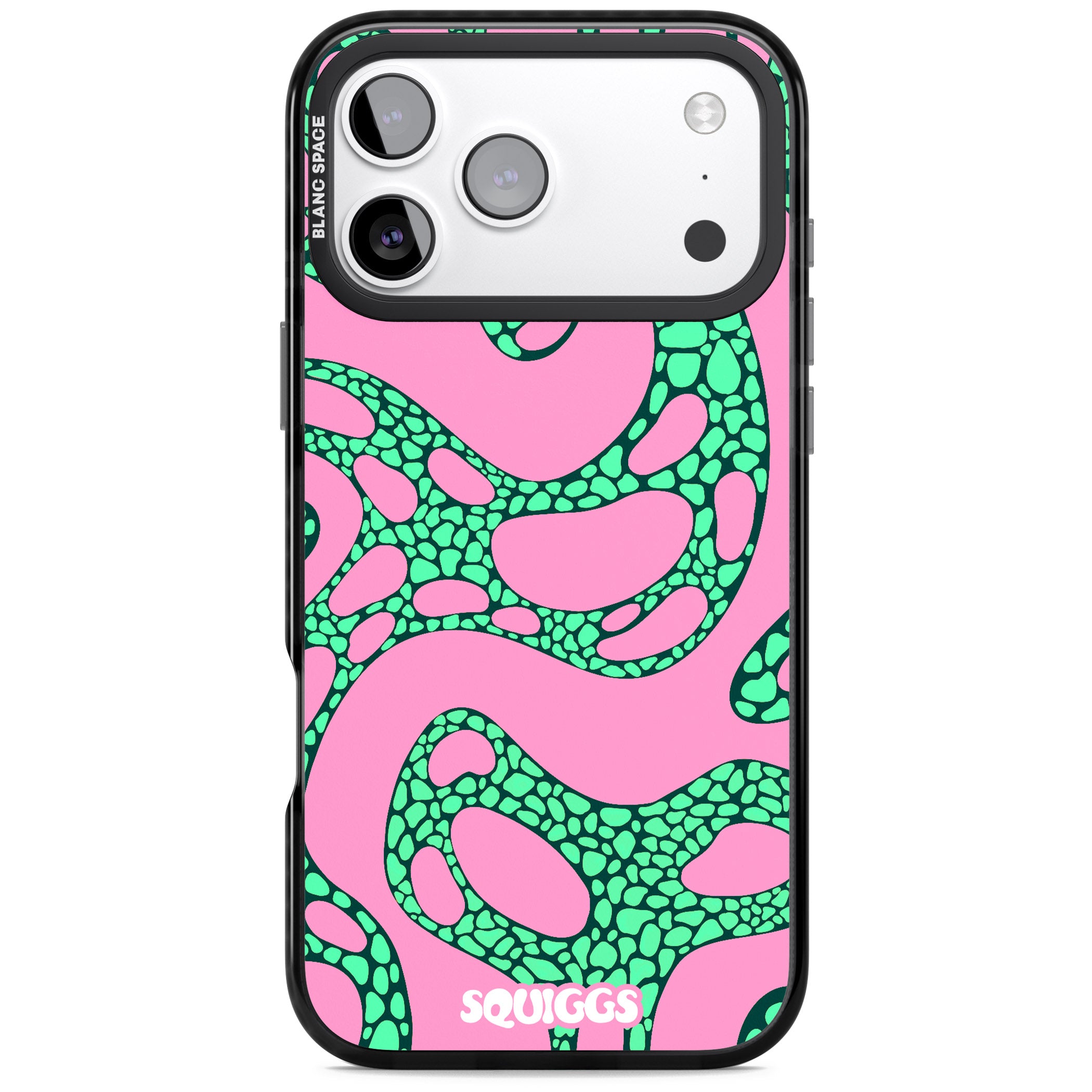 Alien Glow iPhone 17 Pro Impact Pro Black Phone Case