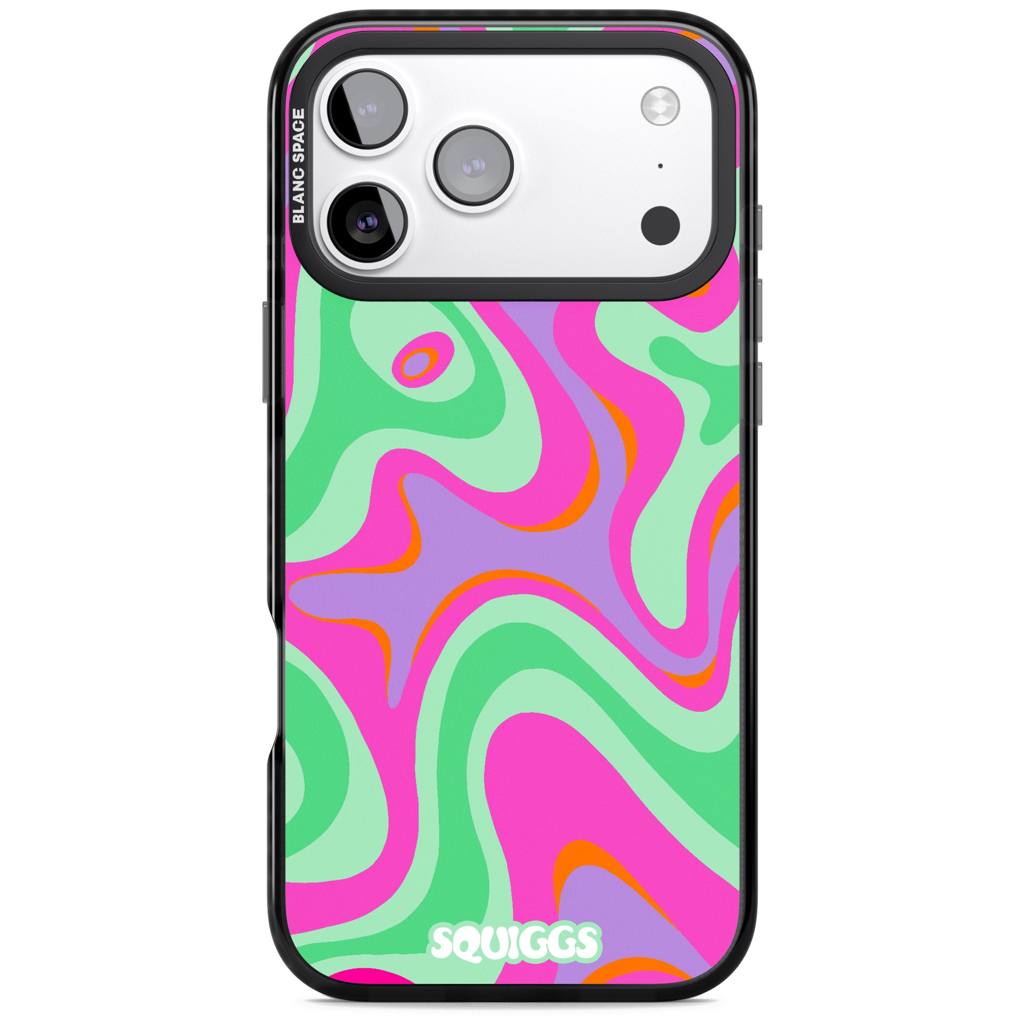 Pink Lava iPhone 17 Pro Impact Pro Black Phone Case