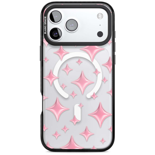 Pink Puff Sparkle Pattern