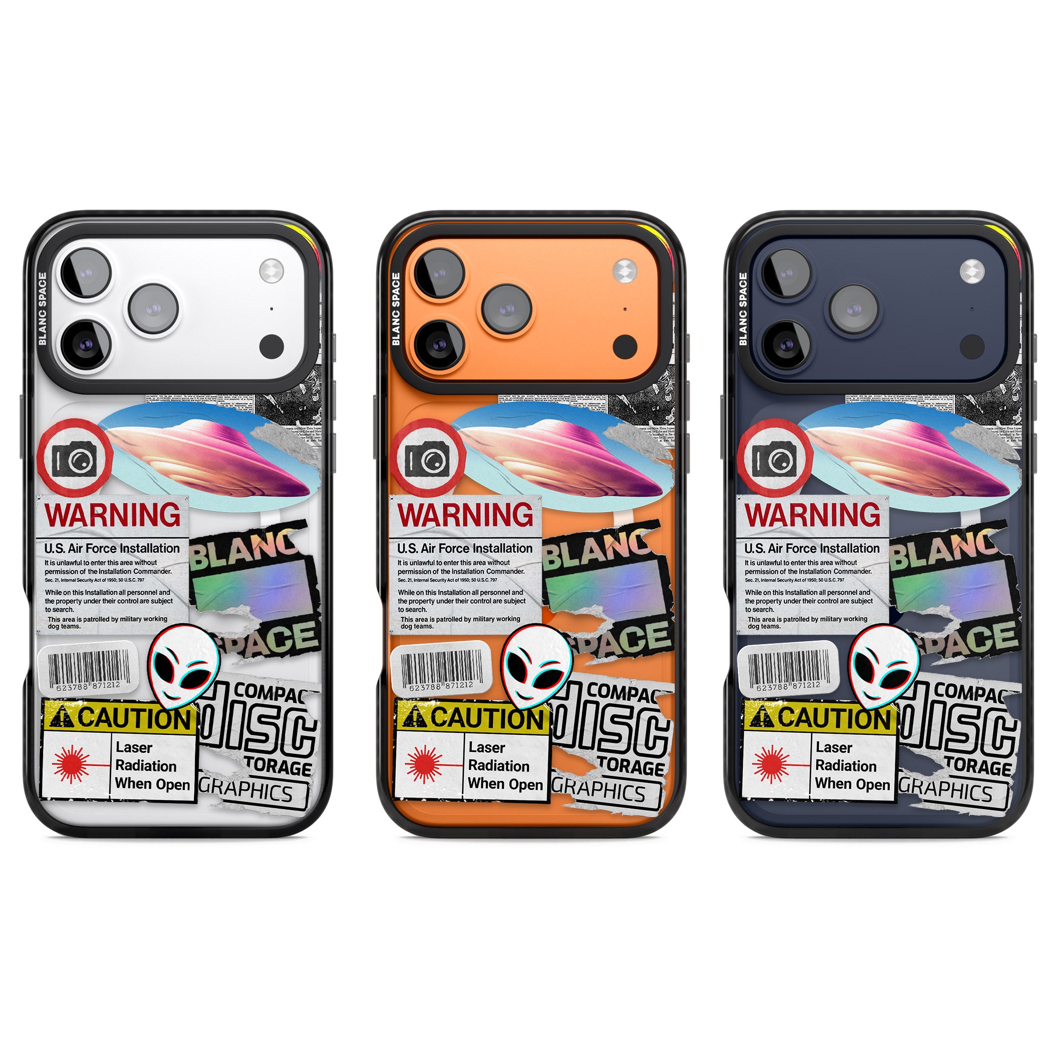 Cosmic Encounters iPhone 17 Pro Impact Pro Black Phone Case APT Impact Protection