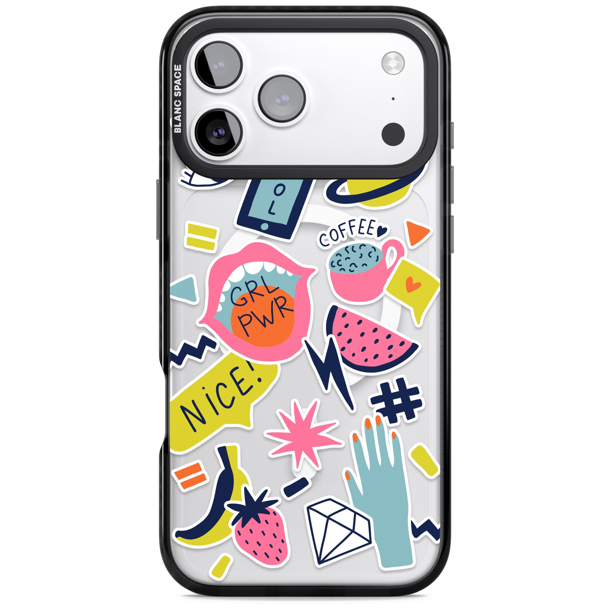 Grl Pwr iPhone 17 Pro Impact Pro Black Phone Case